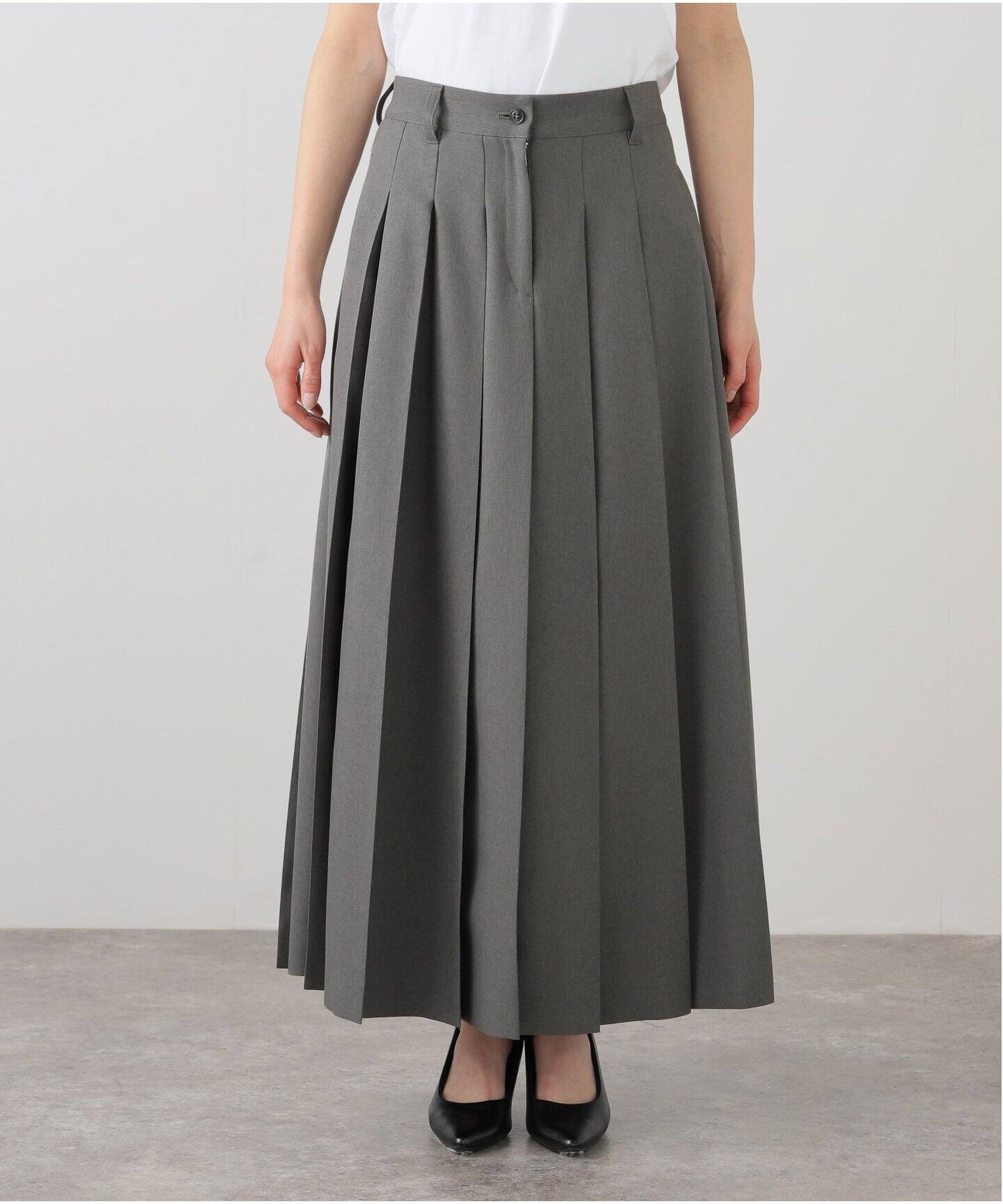 SALE／36%OFF】エコスエードプリーツスカート S.ESSENTIALS エス 