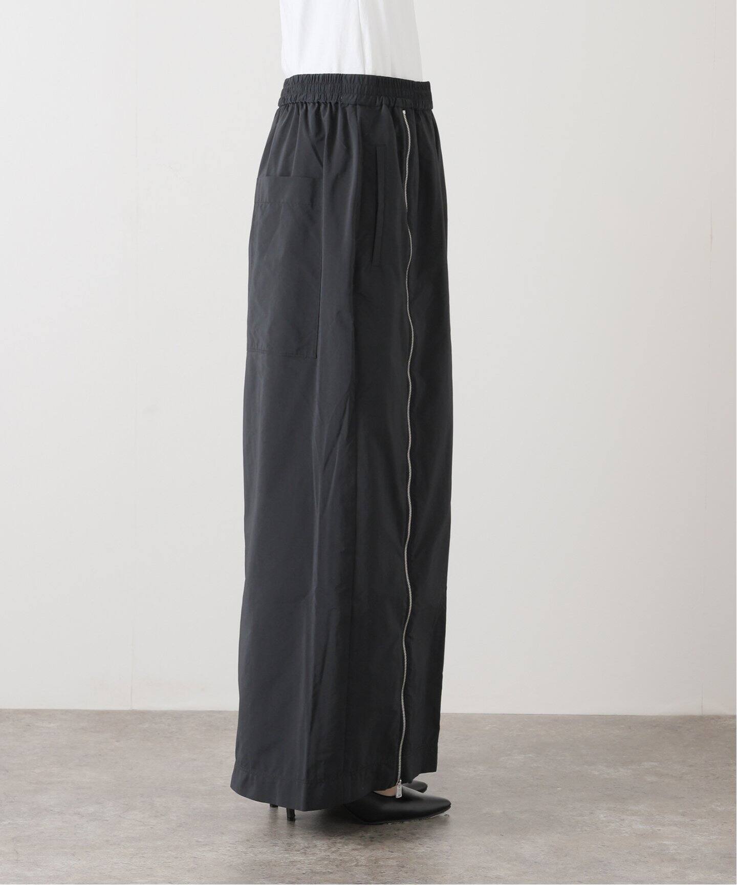 tibi ティビ ナノユニバース SHIRRED SKIRT スカート Shirred Nylon Paneled Skirt – Tibi Official