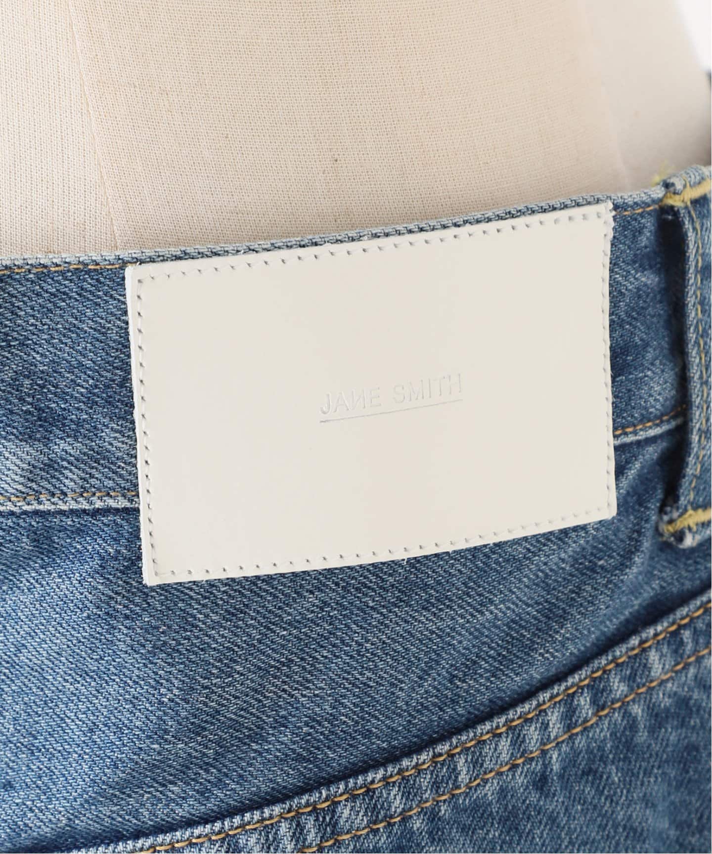 JANE SMITH】12.75oz DENIM 5 POCKET SKIRT：デニムスカート（デニム