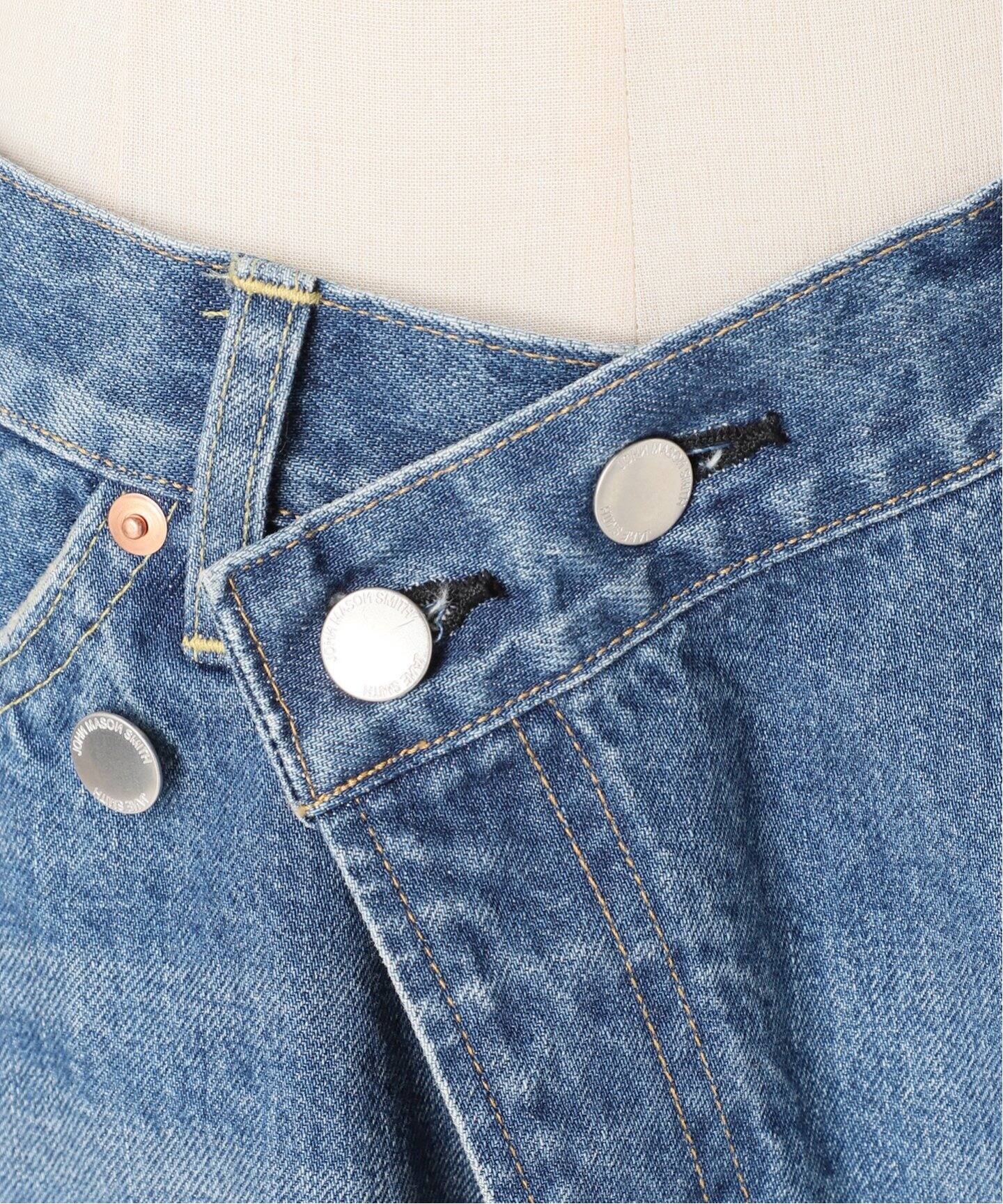 JANE SMITH】12.75oz DENIM 5 POCKET SKIRT：デニムスカート（デニム
