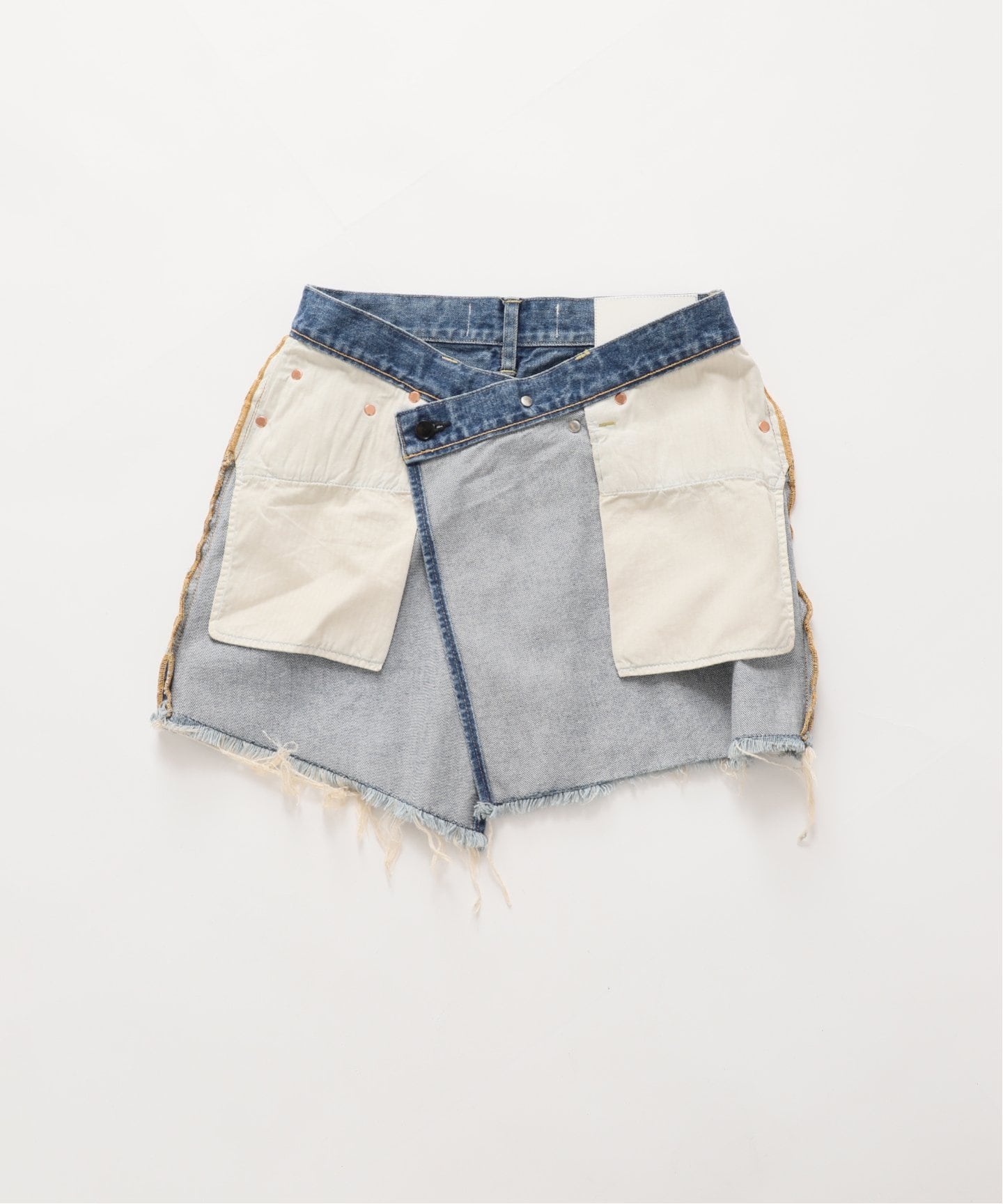 JANE SMITH デニムミニスカート JANE SMITH】12.75oz DENIM 5 POCKET SKIRT：デニムスカート（デニム