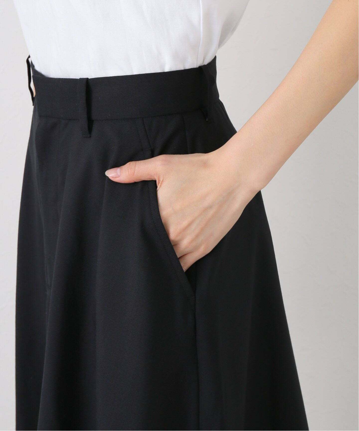 INSCRIRE /アンスクリア】Wool Maxi Skirt：スカート（ロング