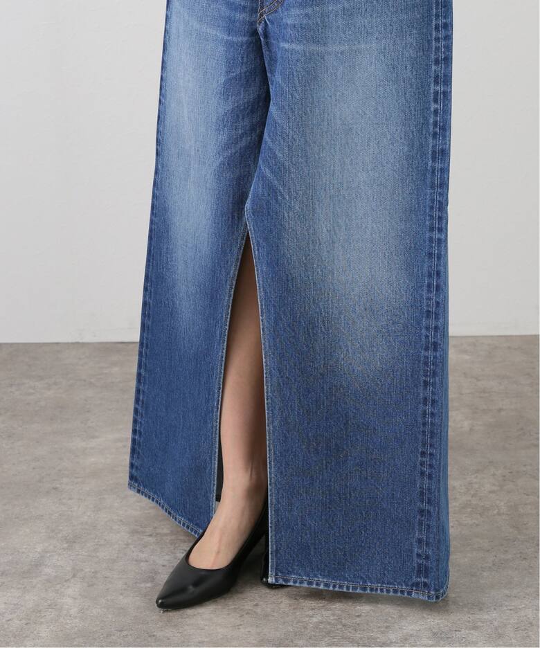 INSCRIRE /アンスクリア】Transform Denim Long Skirt：デニムスカート 