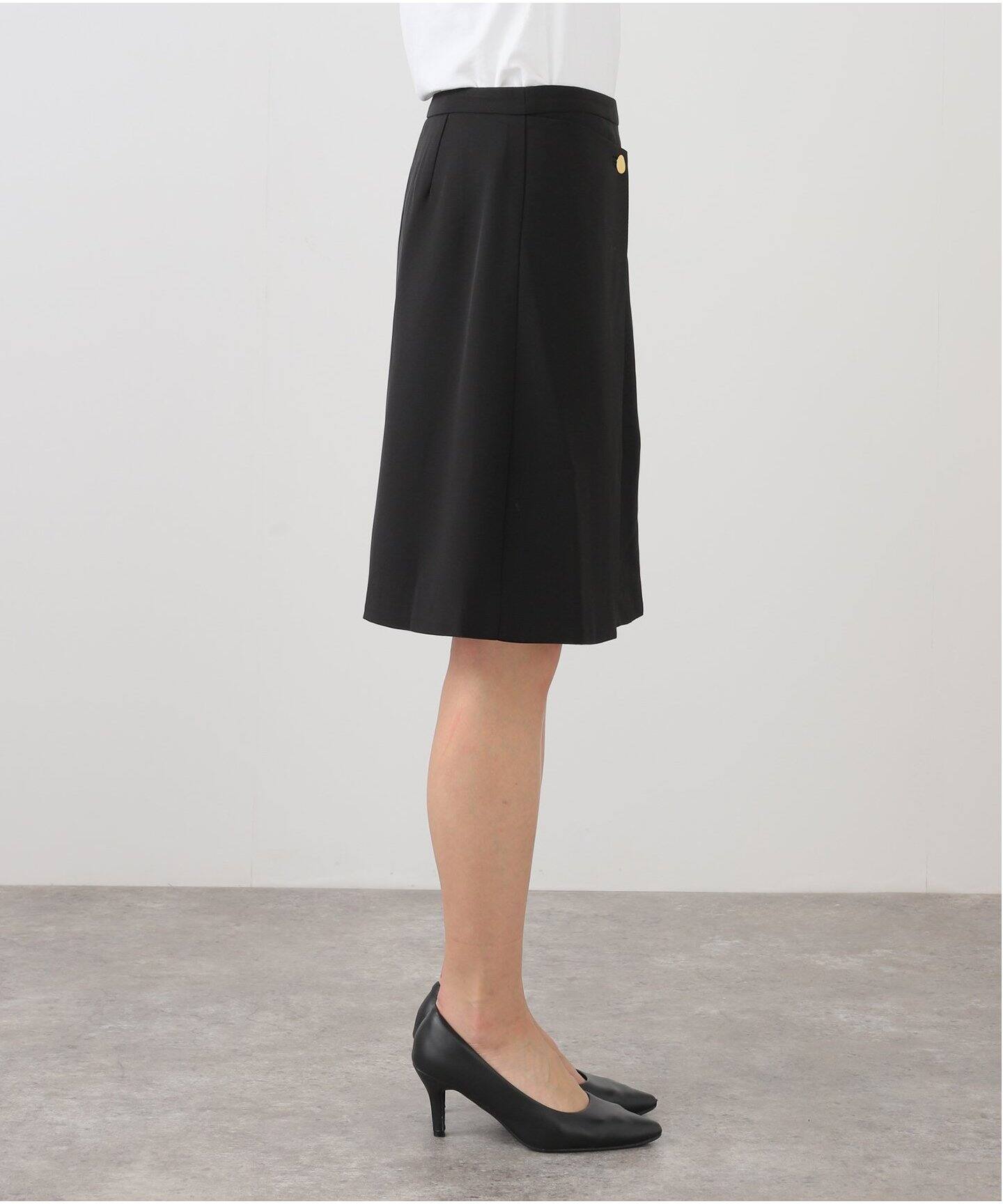 GANNI/ガニー】Light Twill Suiting Skirt：スカート（ひざ丈スカート 