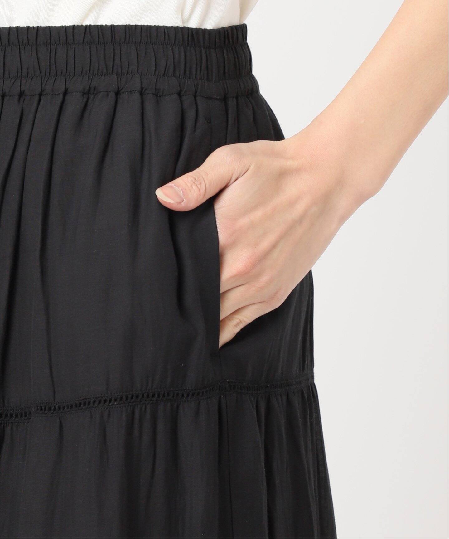 ジャーナルスタンダード　オリエンタルティアードスカート オリエンタルティアードスカート（ロング・マキシ丈スカート