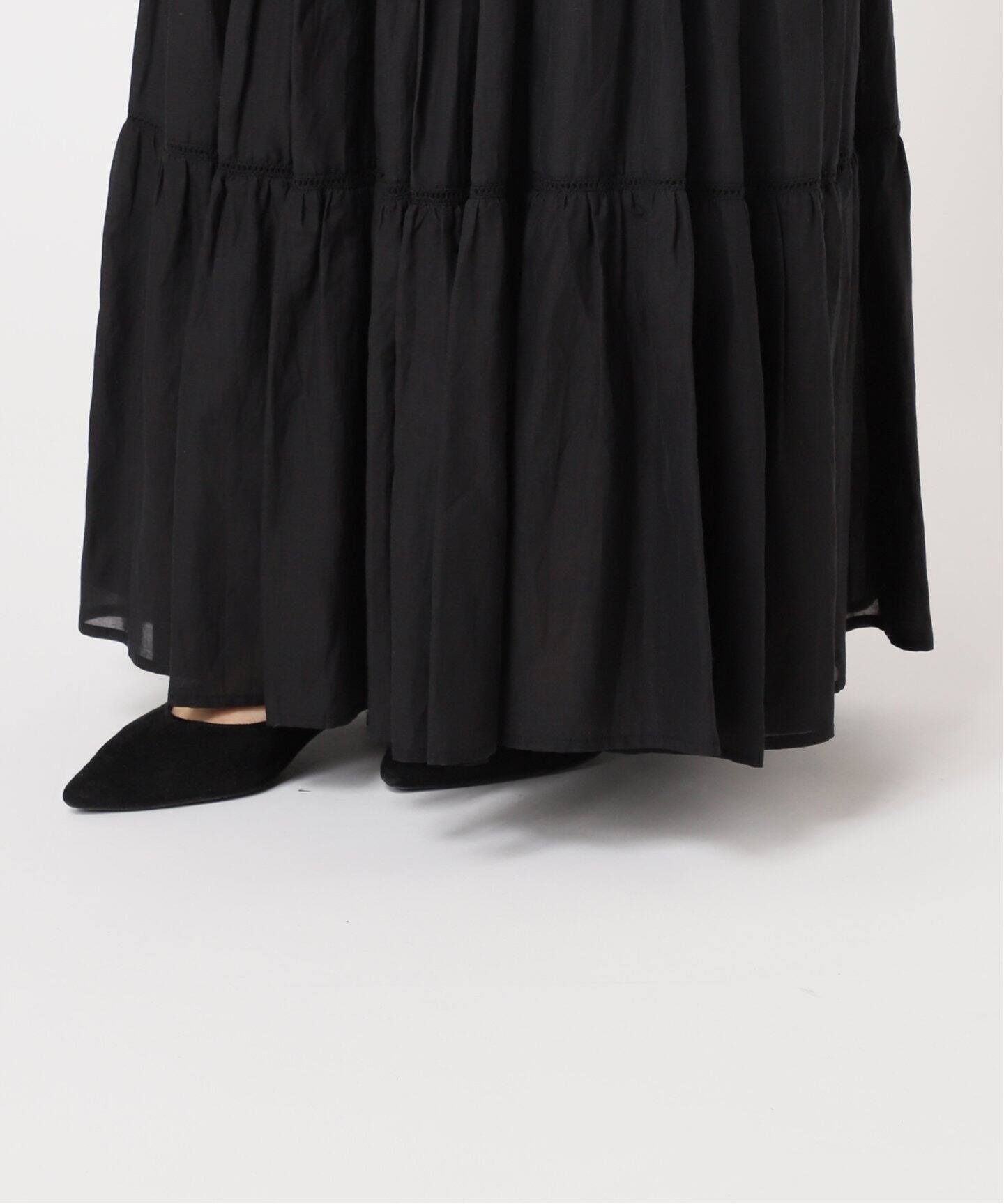 追加2》オリエンタルティアードスカート（ロング・マキシ丈スカート