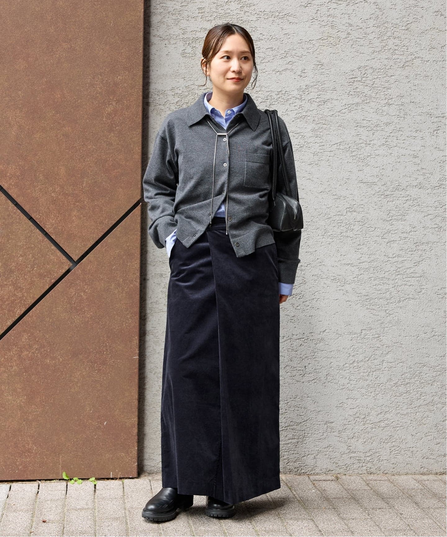 Velour wrap skirt（ロング・マキシ丈スカート）｜JOURNAL STANDARD