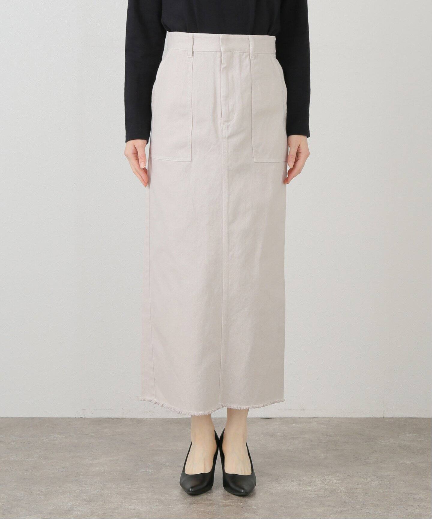 ガーメントダイタイトスカート（ロング・マキシ丈スカート）｜JOURNAL  