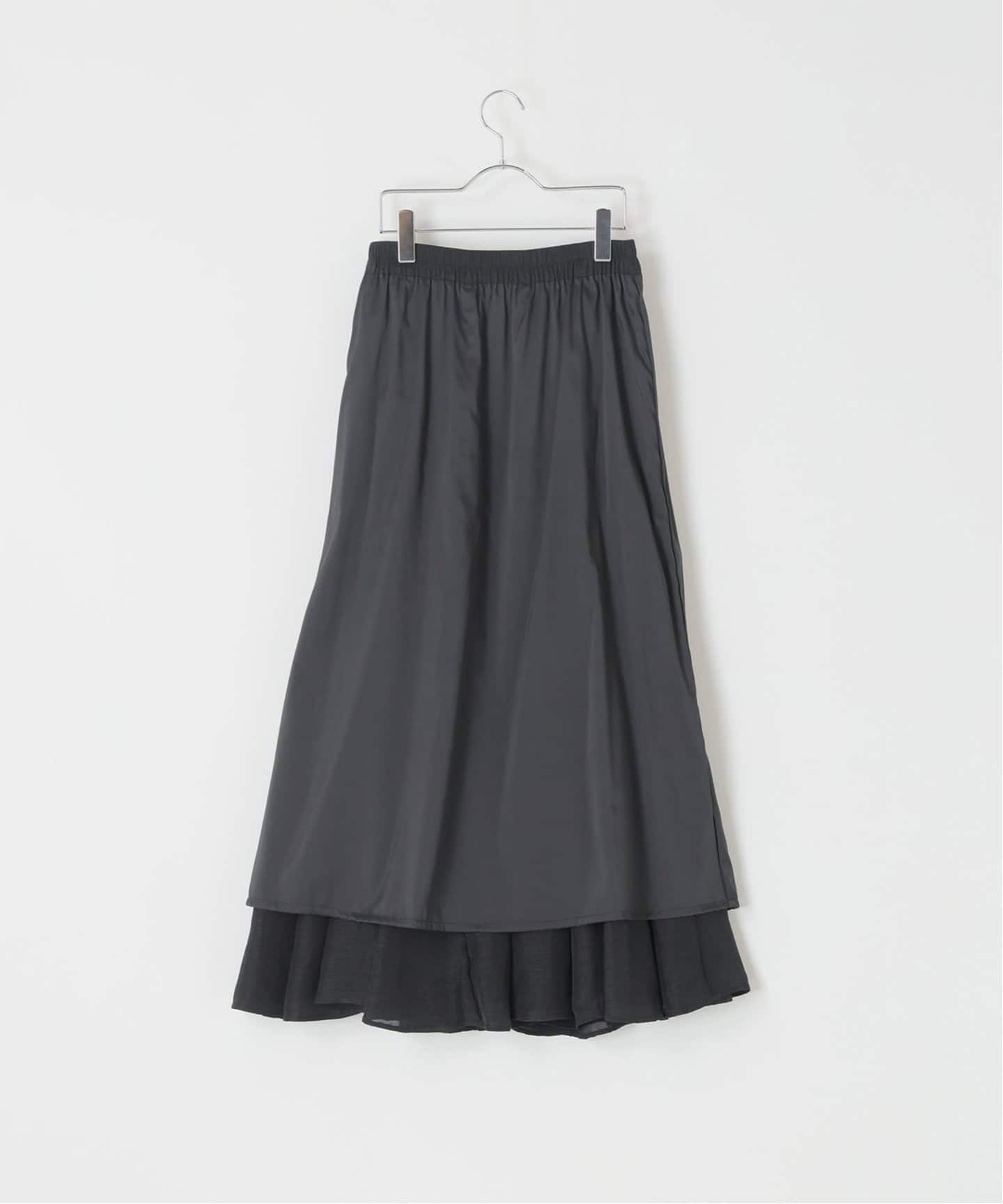 WEB限定追加2》シアーレーヨンリネンスカート（ロング・マキシ丈