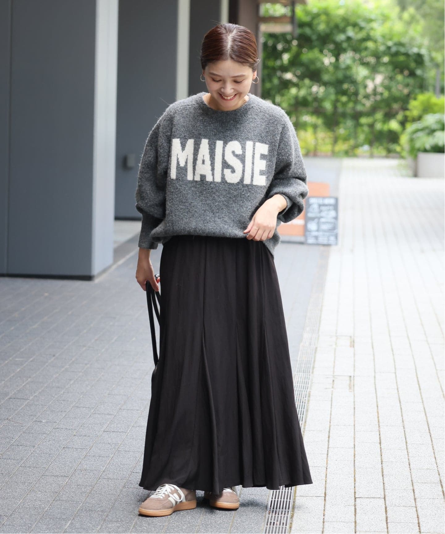 JOURNAL STANDARD / ロングスカート/38/レーヨン/BLK/無地/25-060-400-7040-1-0 レーヨンナイロンツイルスカート（ロング・マキシ丈スカート