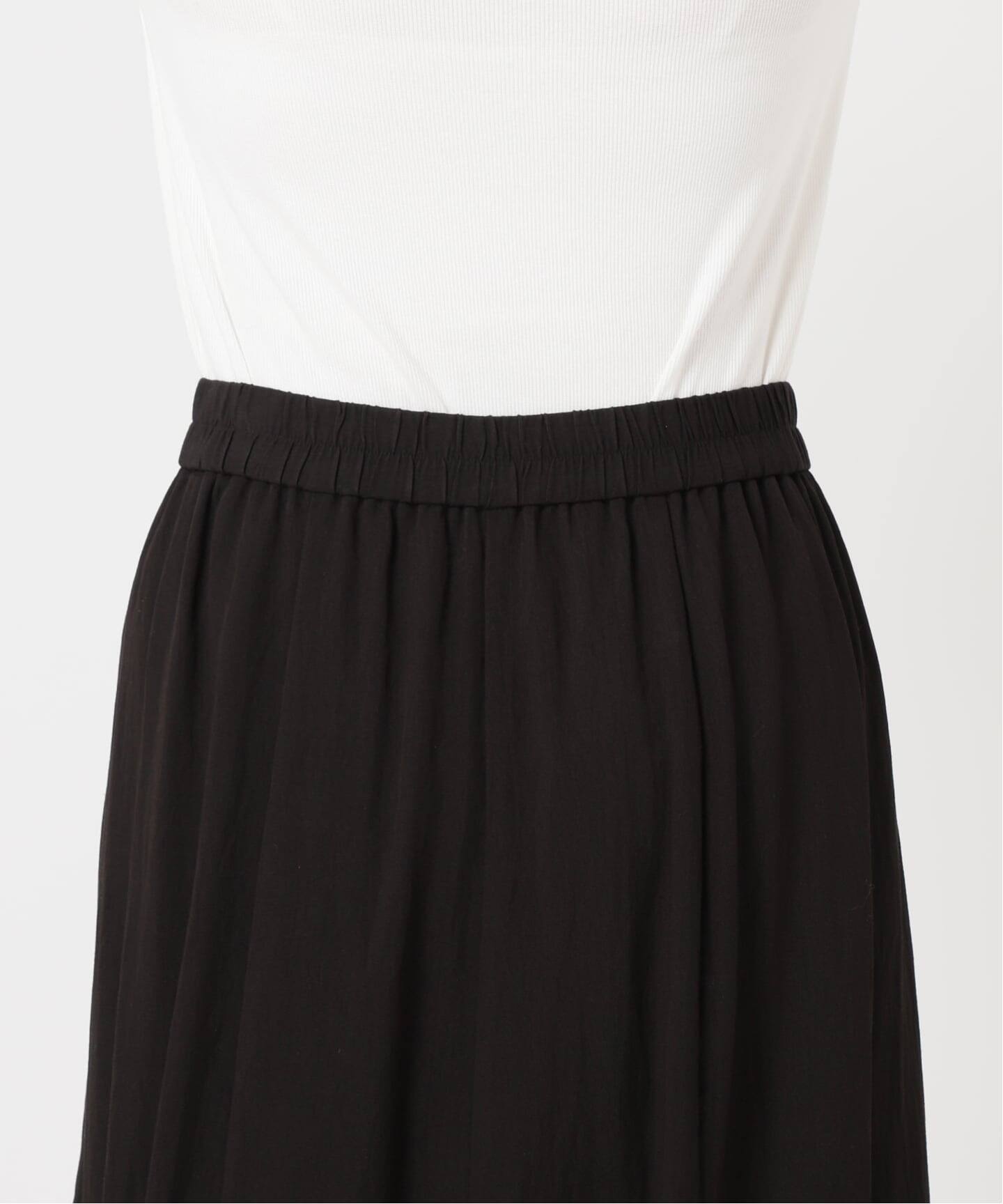 レーヨンナイロンツイルスカート（ロング・マキシ丈スカート