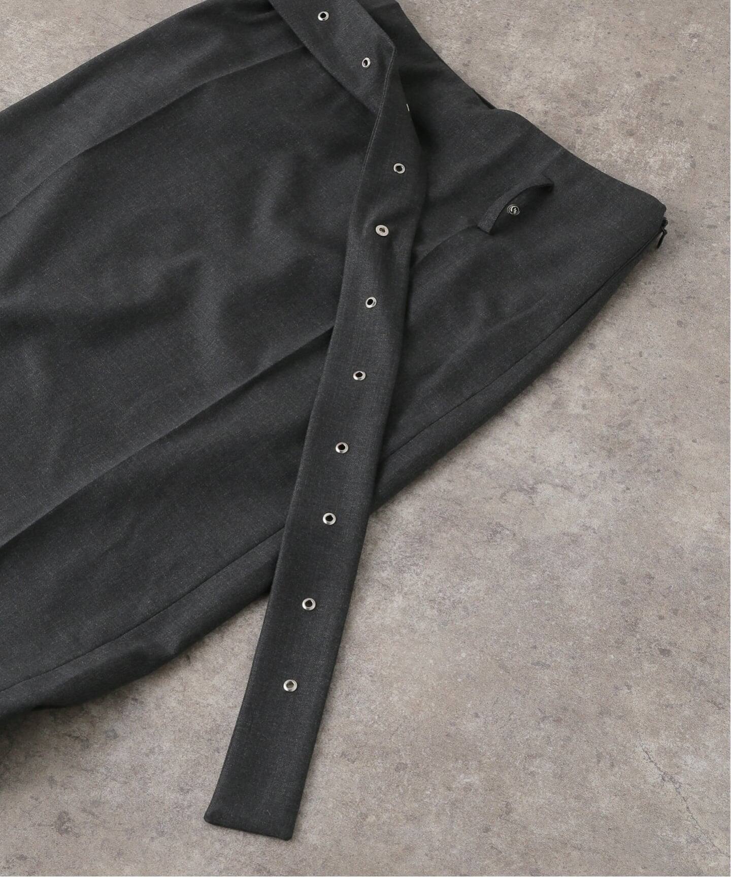 LOW CLASSIC/ロウ・クラシック】 BELTED MAXI SKIRTS（ロング・マキシ