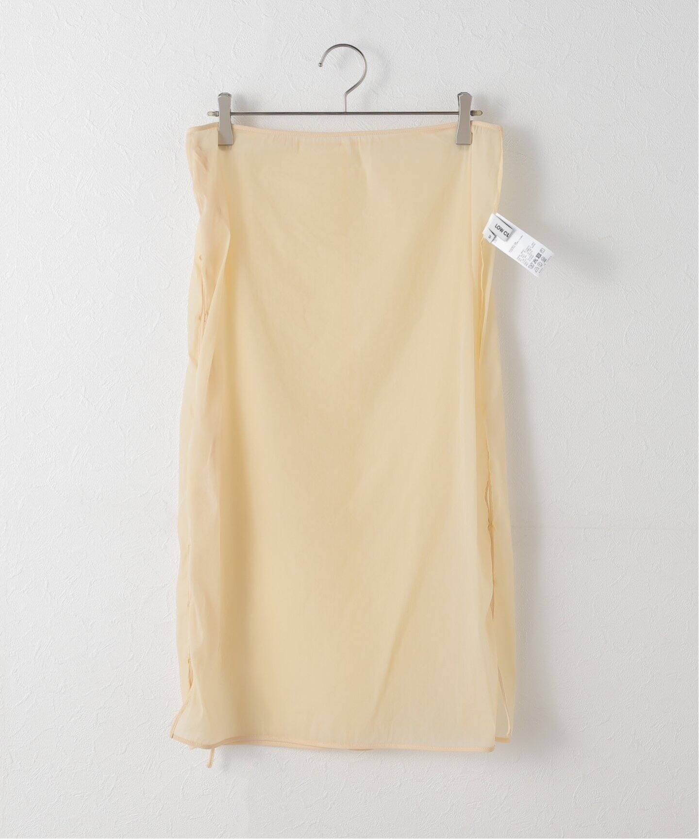【LOW CLASSIC】 SEE-THROUGH BUTTON LOOP SKIRT 3色 LOW CLASSIC/ロウ クラシック】SEE-THROUGH BUTTON LOOP SKIR