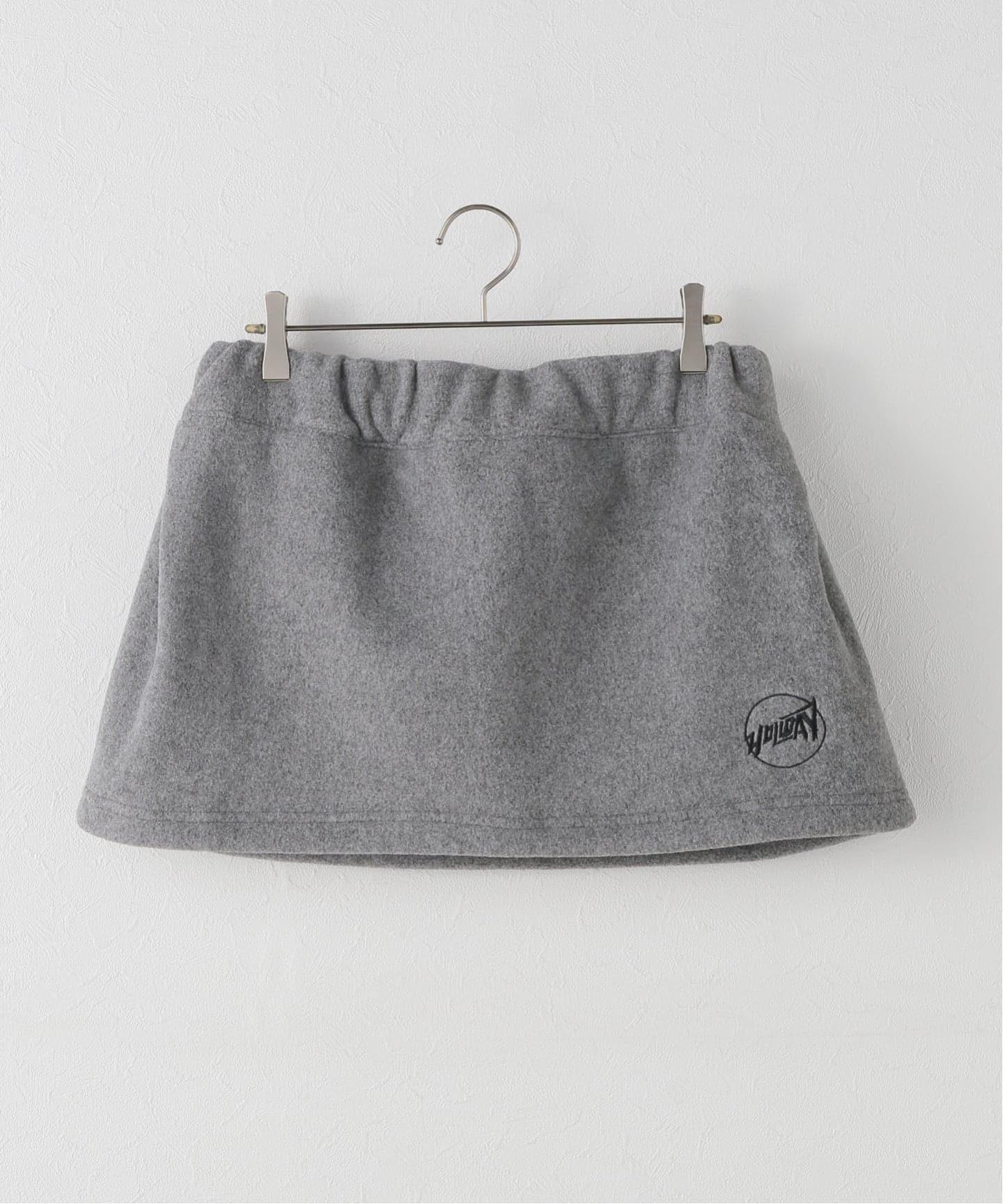 HOLIDAY/ホリデイ】 CLASSIC FLEECE TUCK MINI SKIRT（ミニスカート