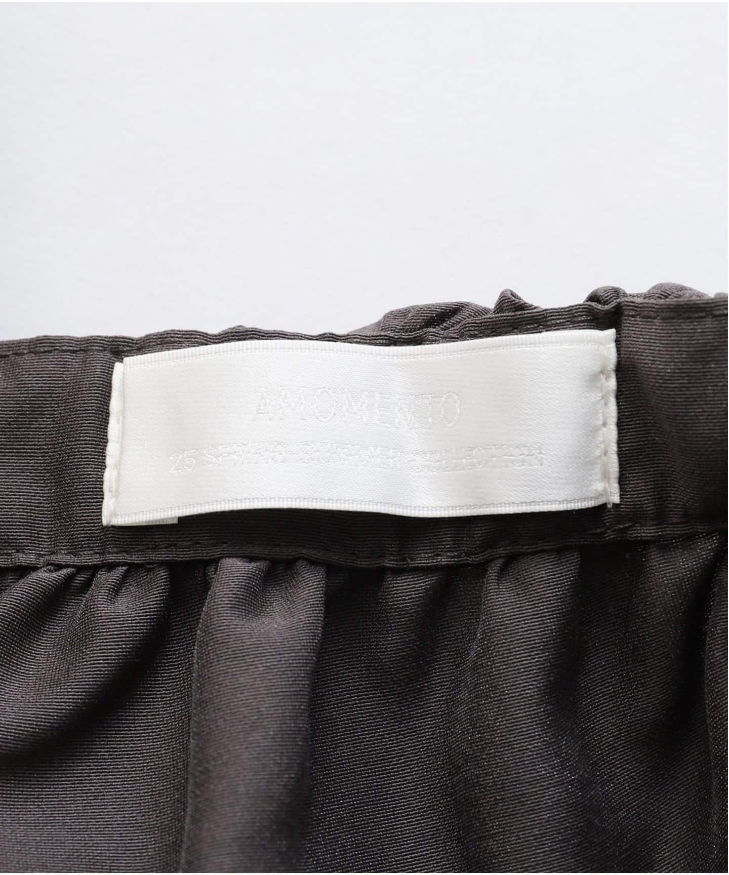 AMOMENTO ♥ shirring organza belt skirt/ 追跡付 AMOMENTO(アモーメント)のSHIRRING ORGANZA BELT SKIRT通販