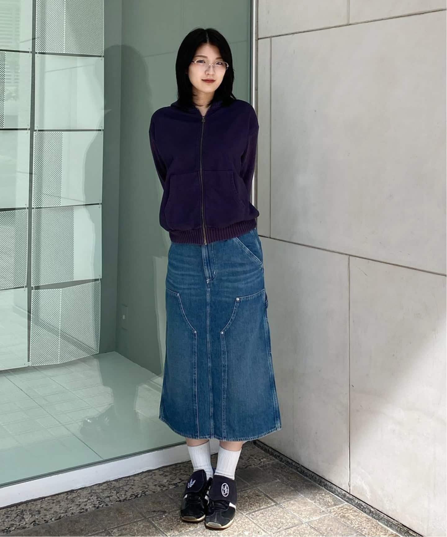 ⭐️匿名配送⭐️カーハート　carhartt サスペンダー付きデニムスカート　W27 CARHARTT WIP / カーハート ダブリューアイピー】 W' DOUBLE KNEE