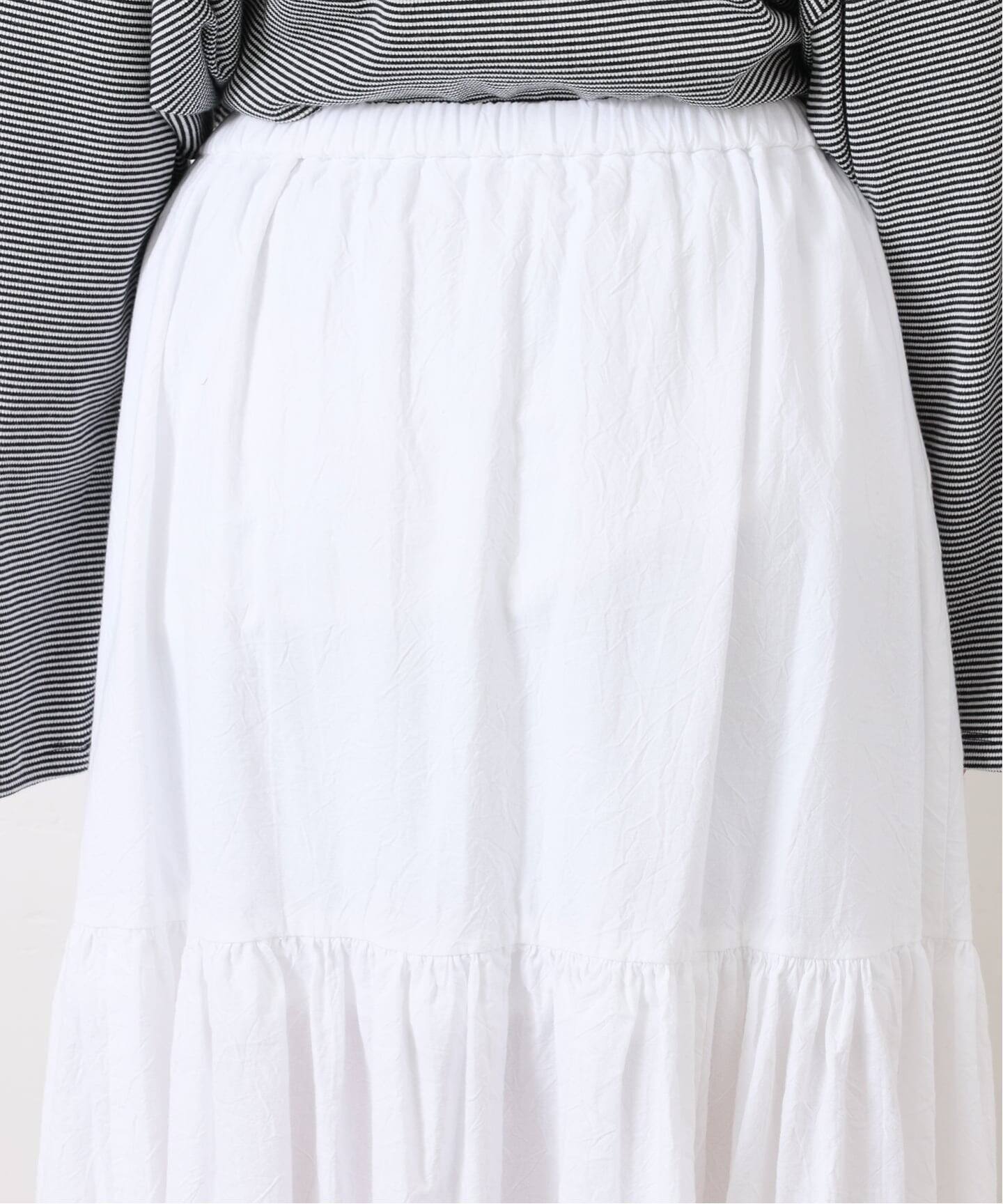 【未使用 journal standard luxe】ワッシャー タックスカート 未使用 journal standard luxe】ワッシャー タックスカート