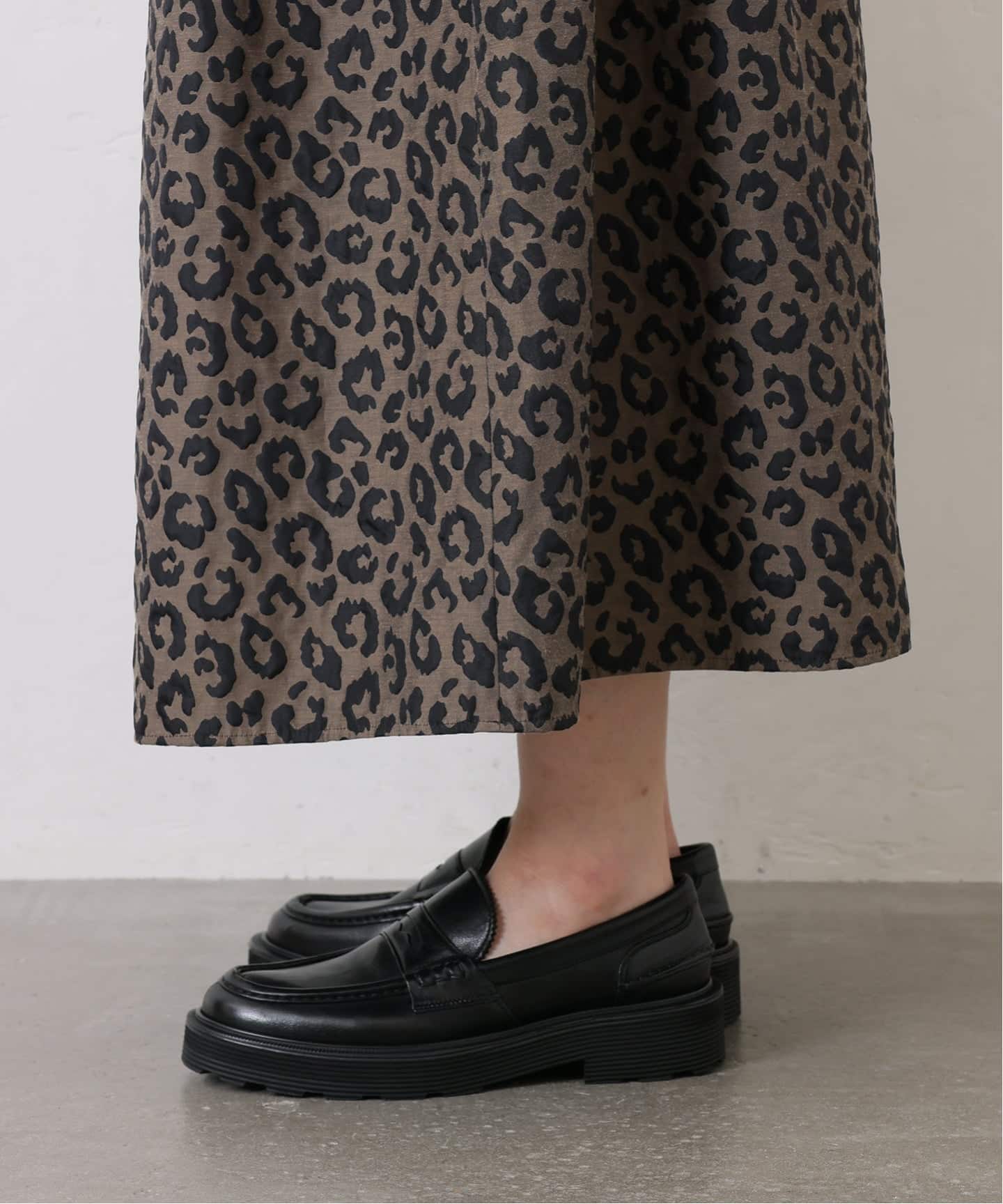 BEARDSLEY   レオパードJQキュロット 新品】BEARDSLEY ビアズリー レオパードジャガードキュロットパンツ