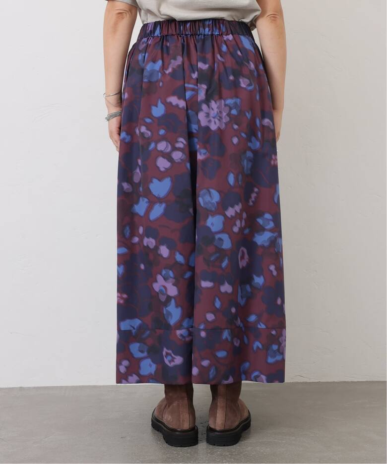 リバティNyリップフラワースカート（ロング・マキシ丈スカート  