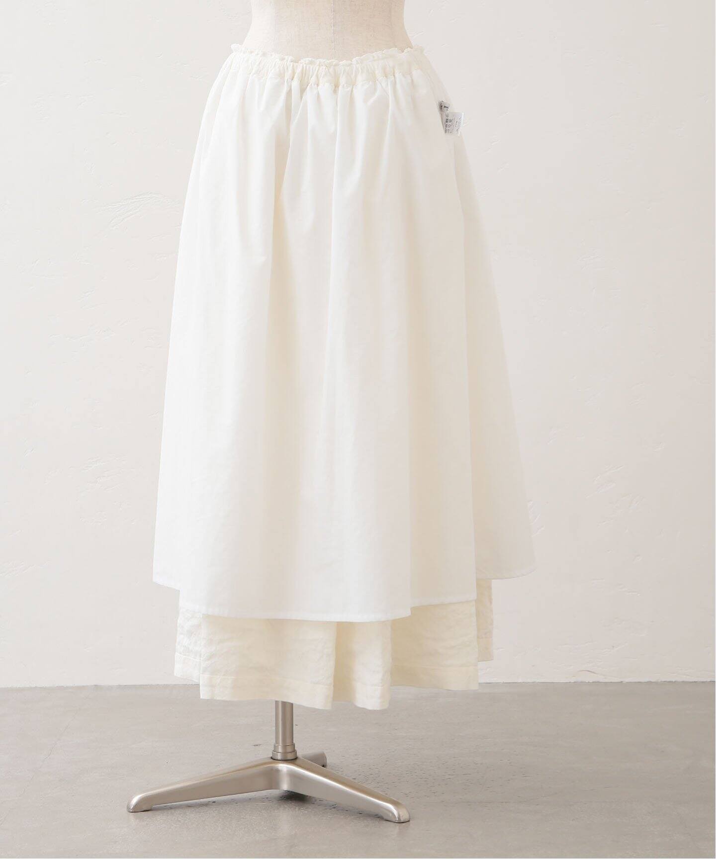 XS・TALL展開あり』リネンライクハイウエストラップスカート