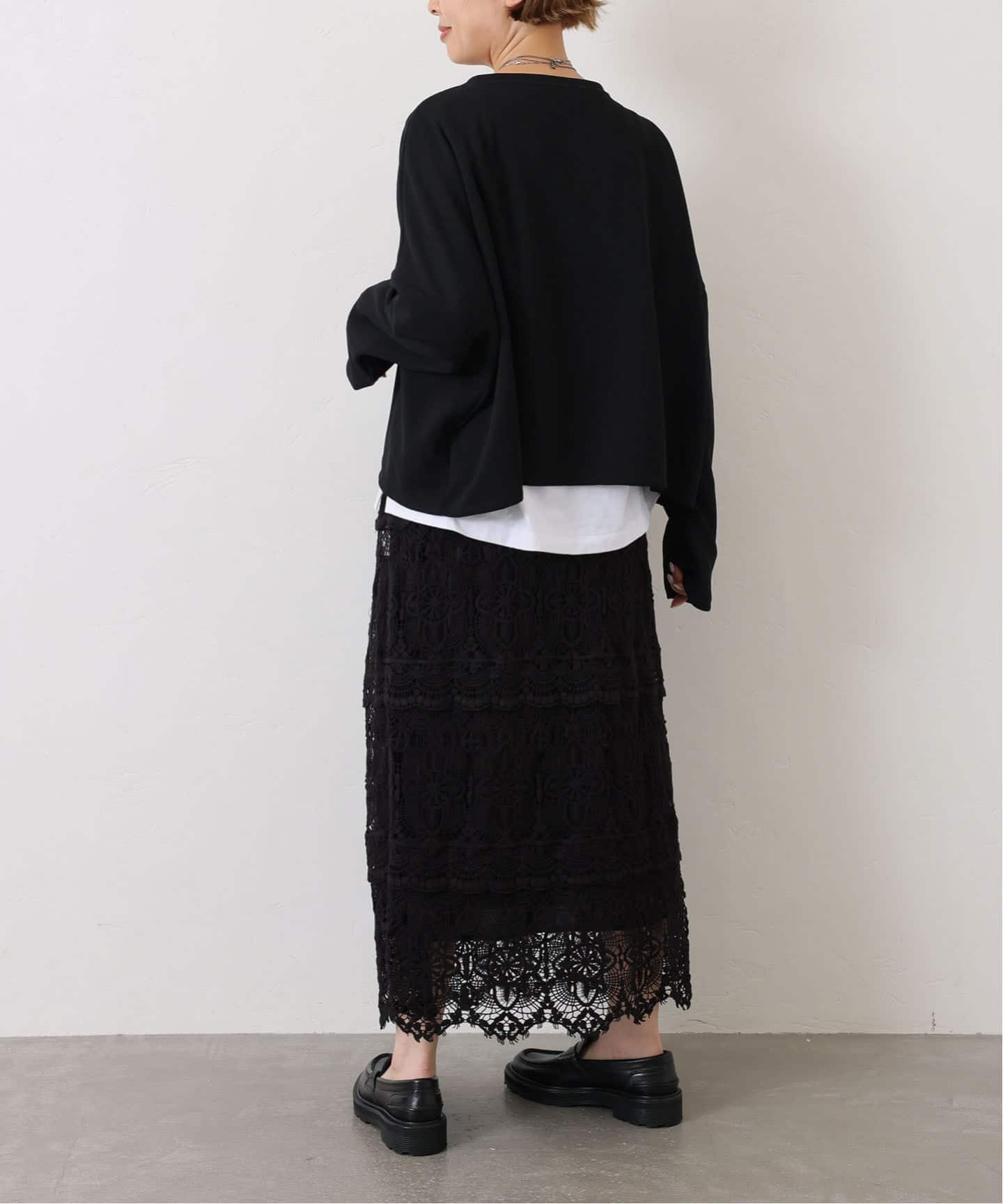 journal standard luxe レースMIXスカート ナチュラル レースMIXスカート journal standard luxe ナチュラル