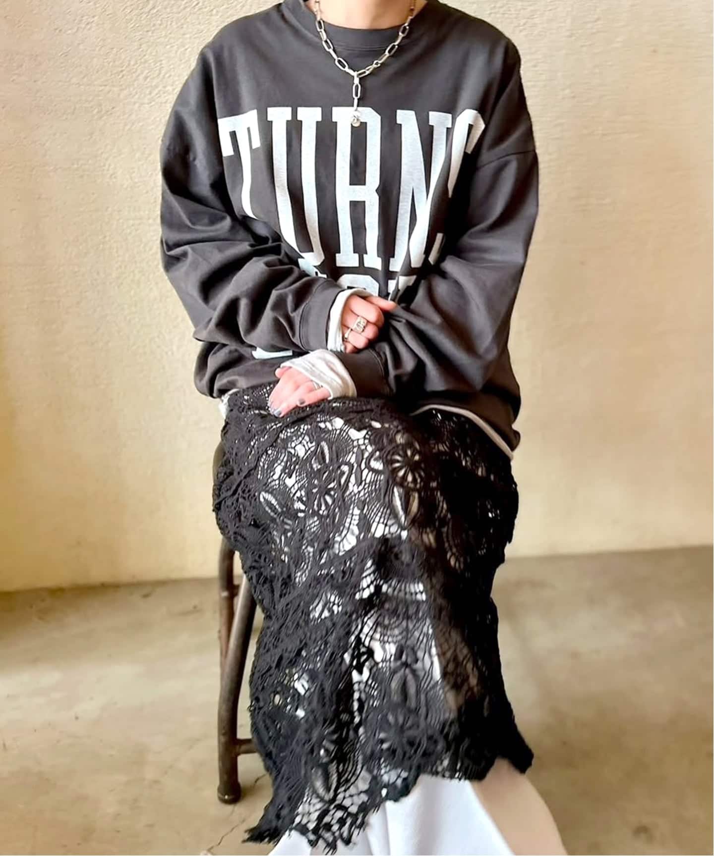 追加予約4》レースMIX スカート（その他スカート）｜journal standard