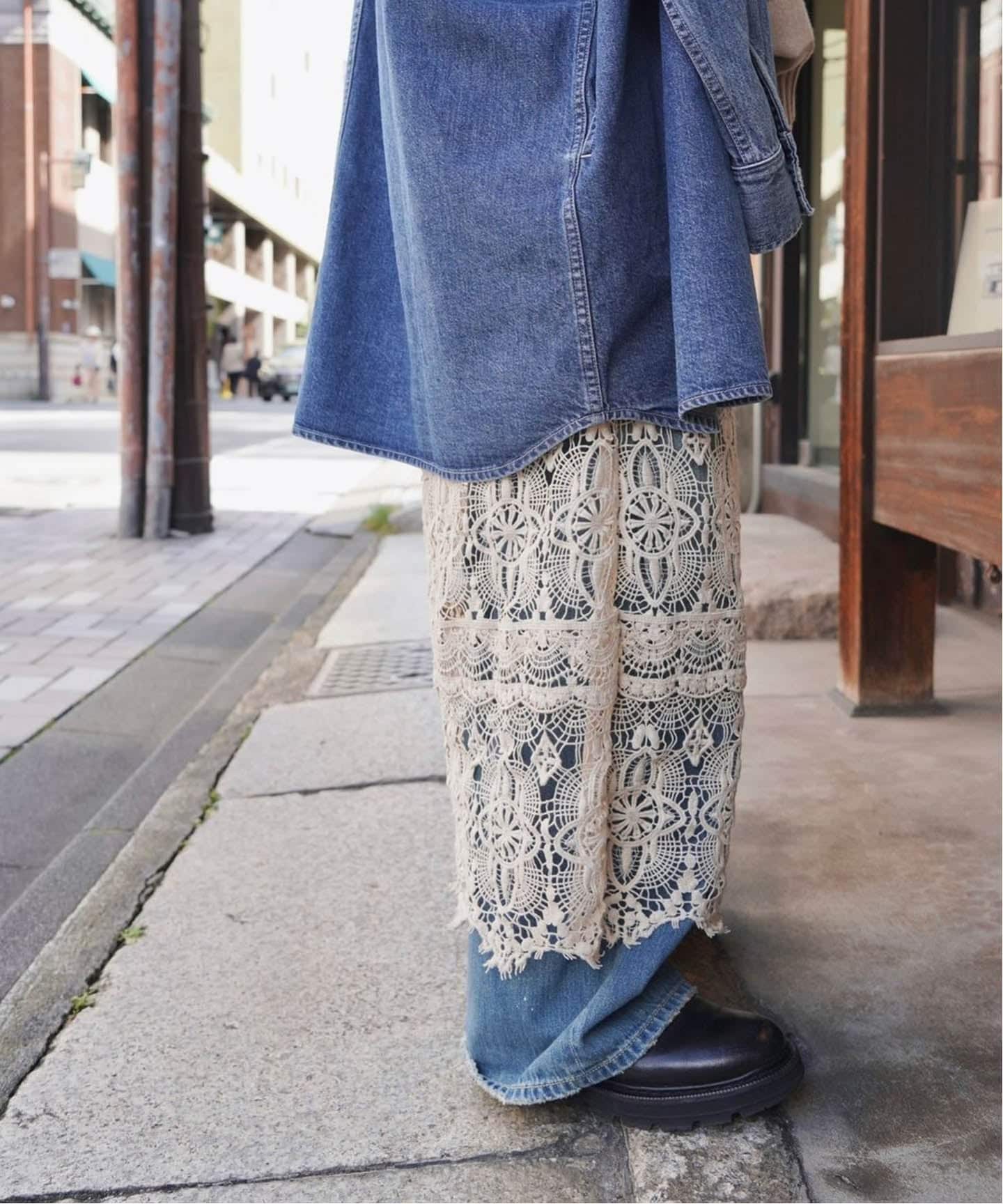 追加予約4》レースMIX スカート（その他スカート）｜journal standard