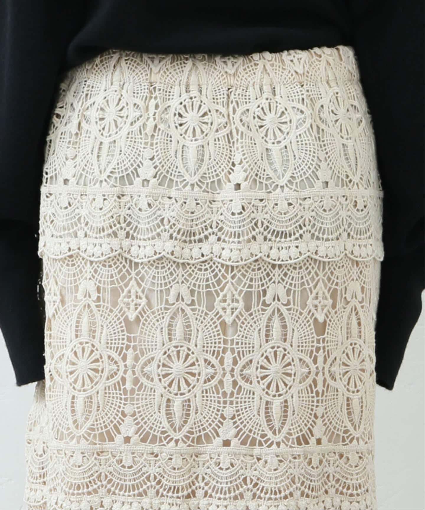 追加予約4》レースMIX スカート（その他スカート）｜journal standard