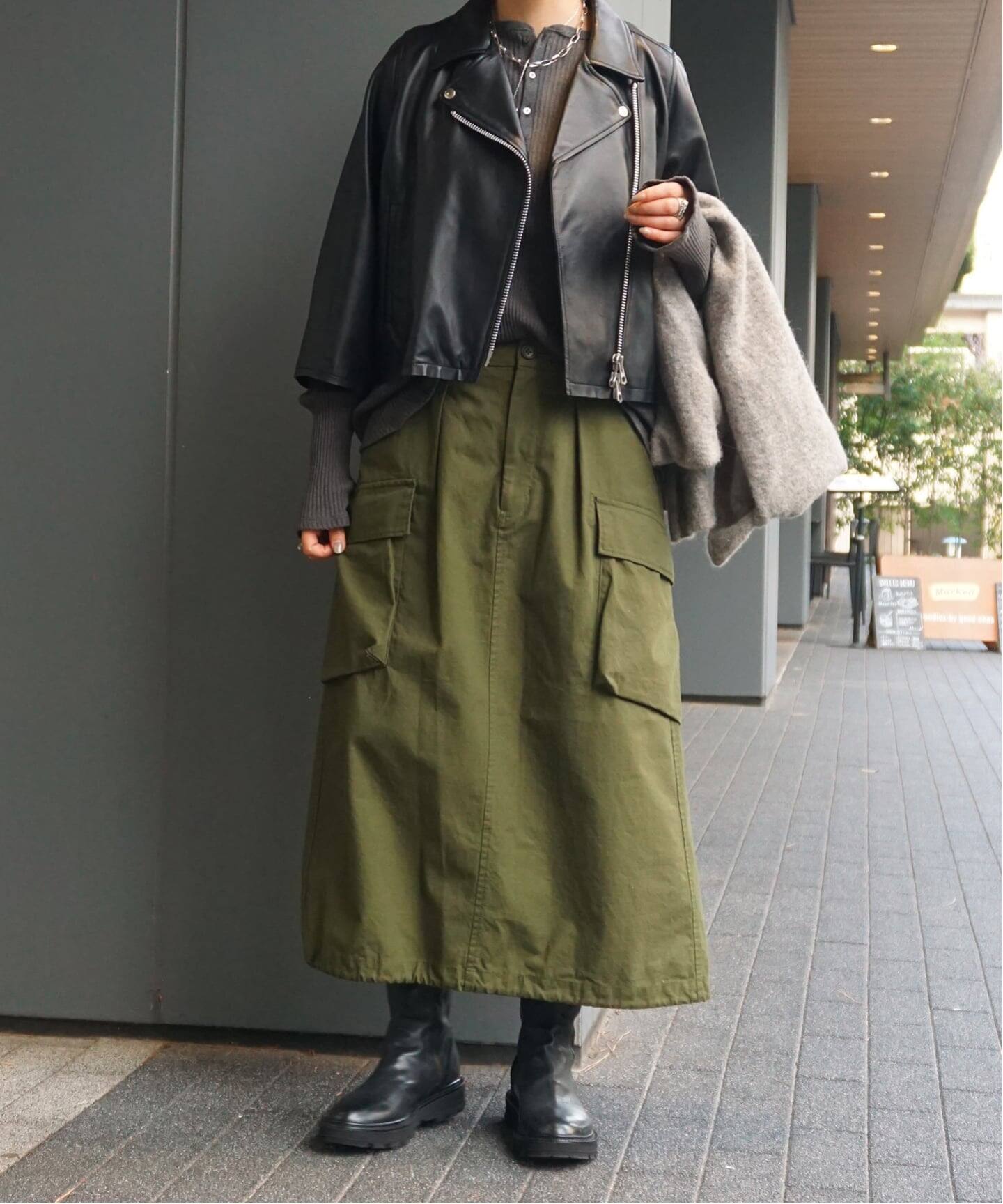 journal standard luxe リップストップ カーゴスカート journal standard luxe｜《追加》リップストップ カーゴスカート