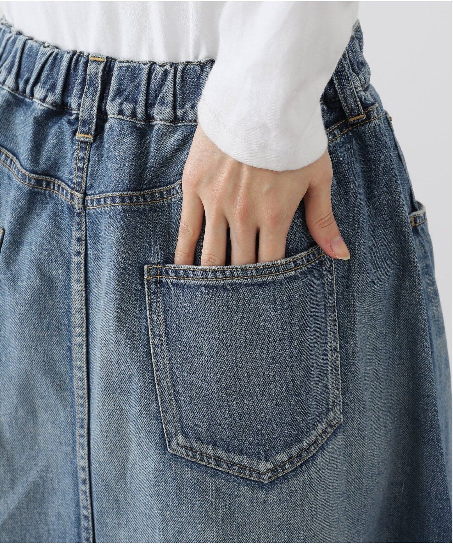 11OZデニム スウィッチスカート（デニムスカート）｜journal
