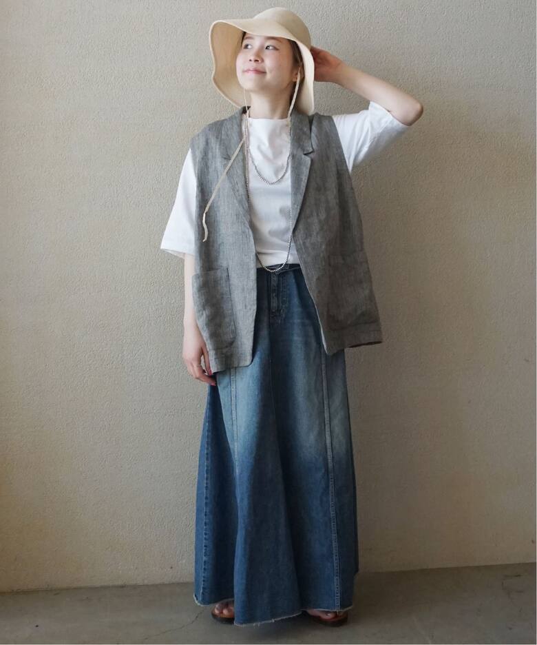 追加》11OZデニム スウィッチスカート（デニムスカート）｜journal 