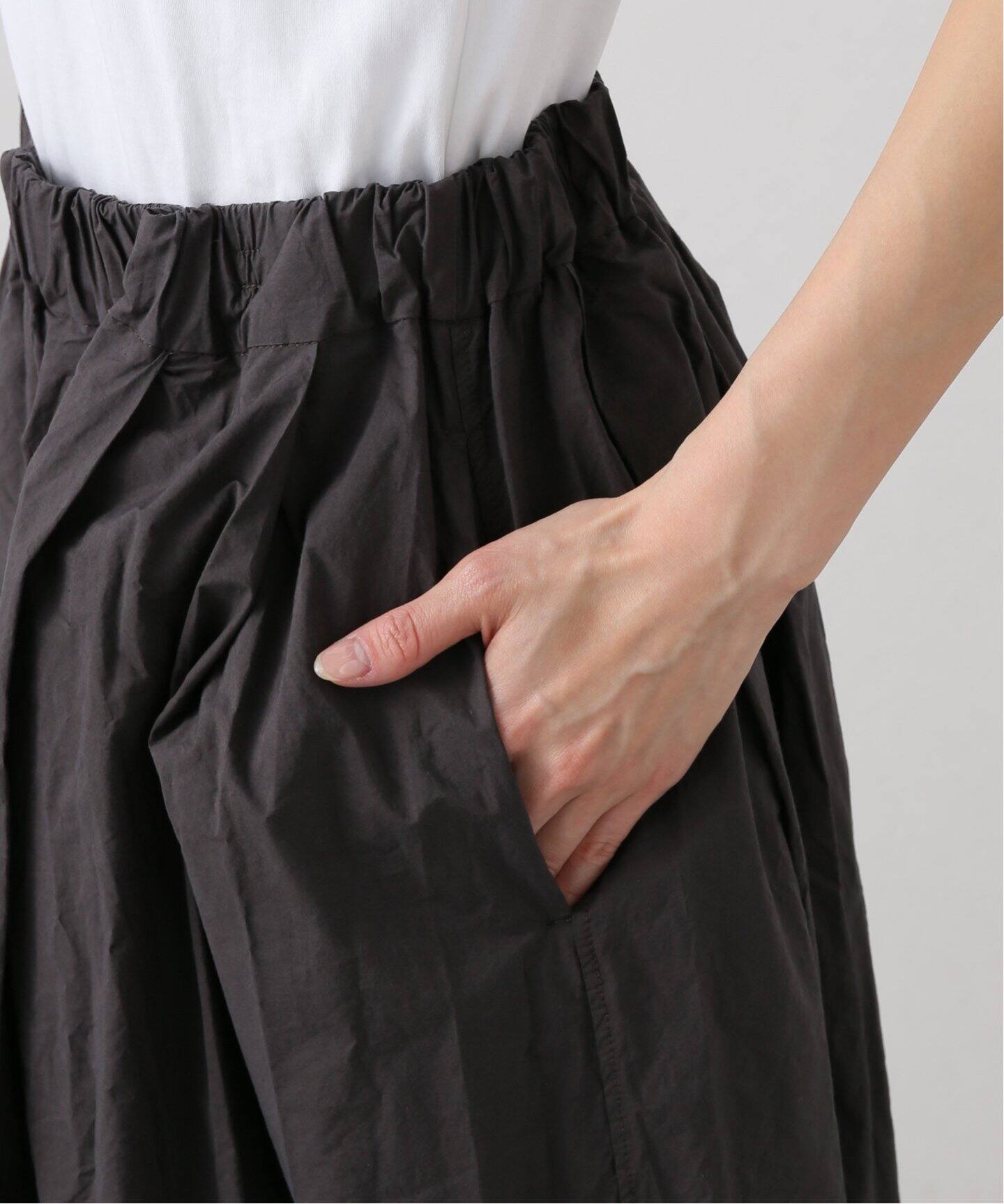 album di famiglia】PLEATED LONG SKIRT（ロング・マキシ丈スカート 