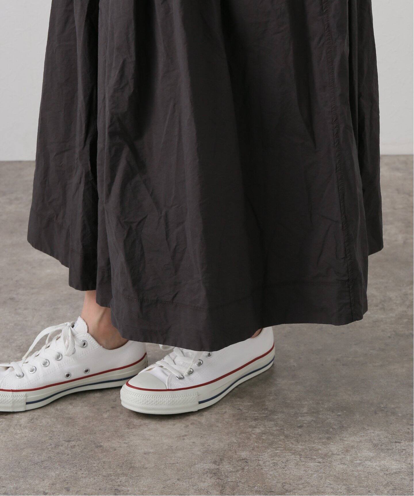 ALBUM DI FAMIGLIA ロングスカート Album Di Famiglia - Pleated Long Skirt TC Cream - Rendez