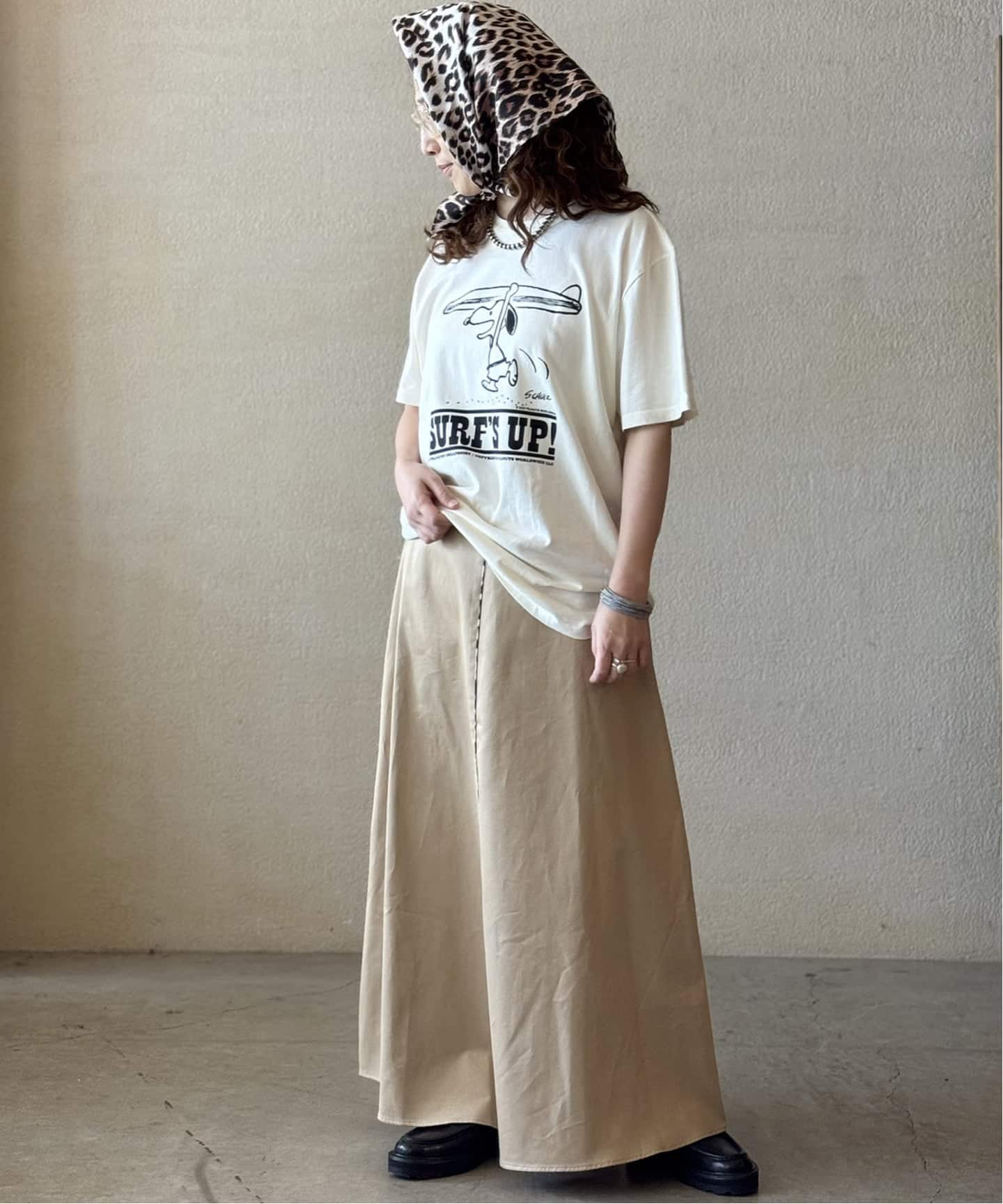 journal standard luxe 【HTS】コットンリネンスカート オーガニックコットン スカート（ロング・マキシ丈スカート