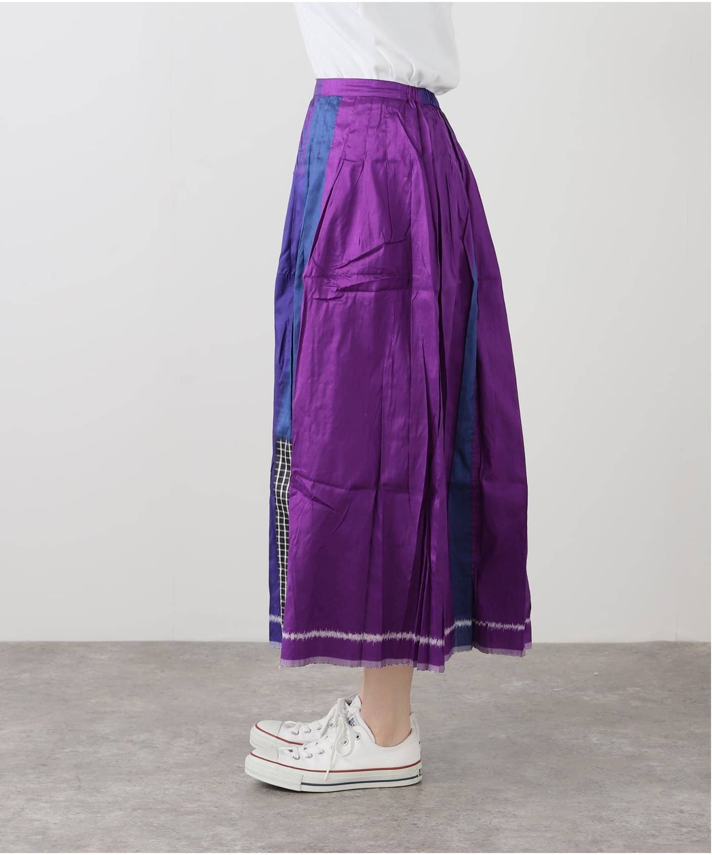 INJIRI/インジリ】 SILK SKIRT（ロング・マキシ丈スカート