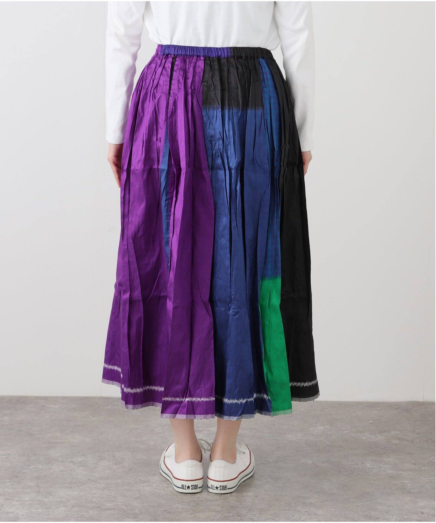 INJIRI/インジリ】 SILK SKIRT（ロング・マキシ丈スカート