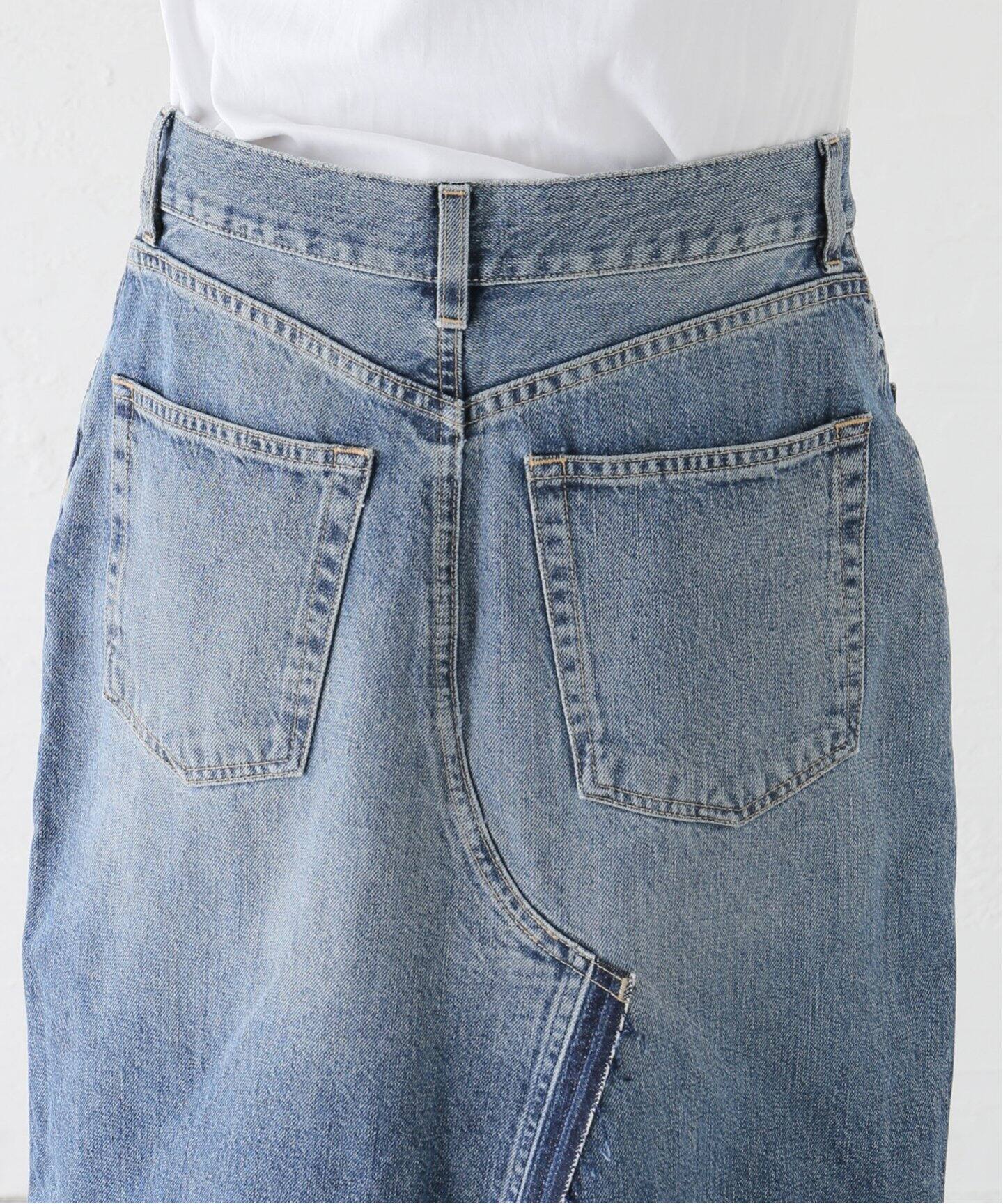 6397/シックススリーナインセブン】DECONSTRUCTED DENIM SKIRT（デニム  