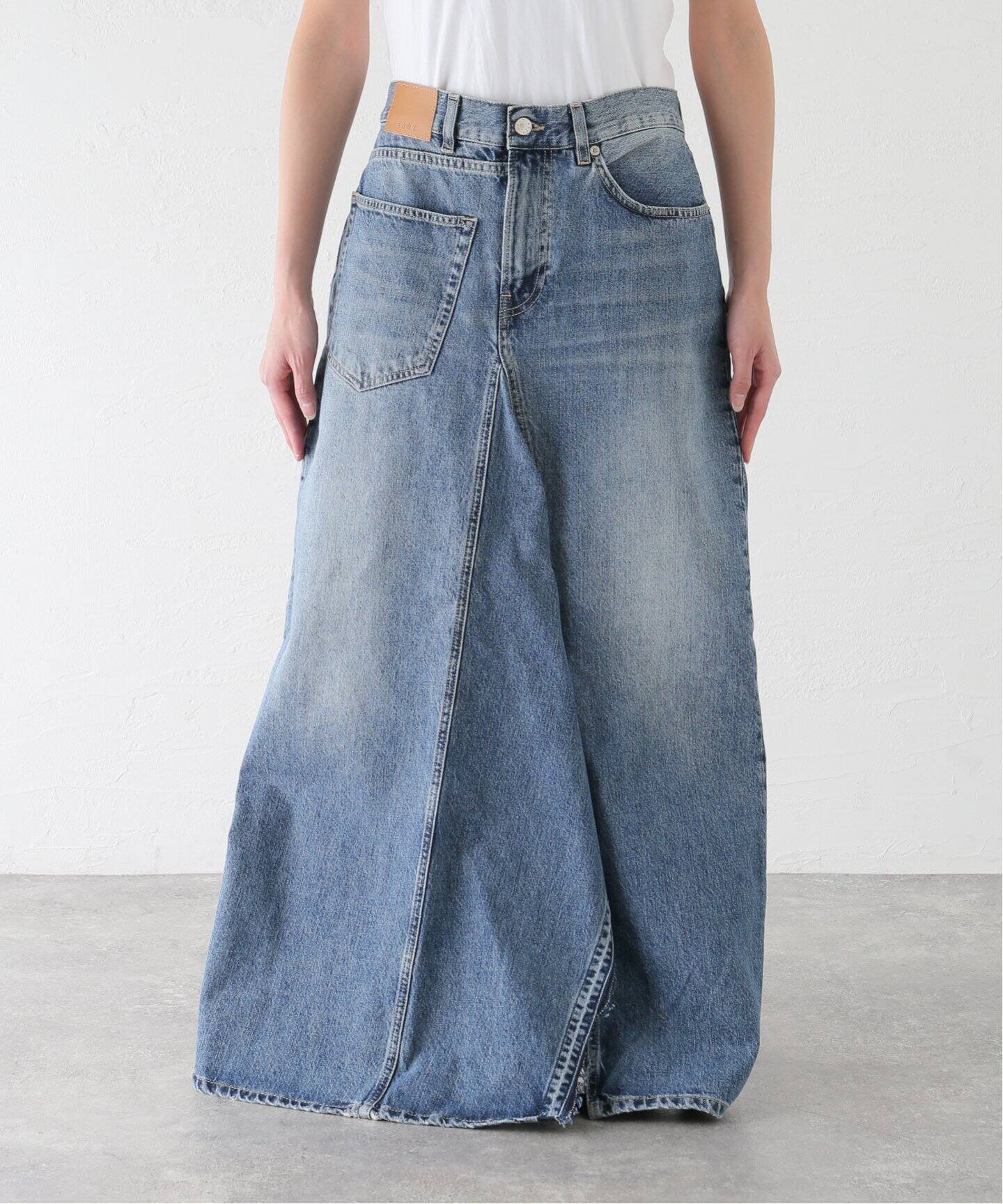 6397/シックススリーナインセブン】DECONSTRUCTED DENIM SKIRT（デニム  