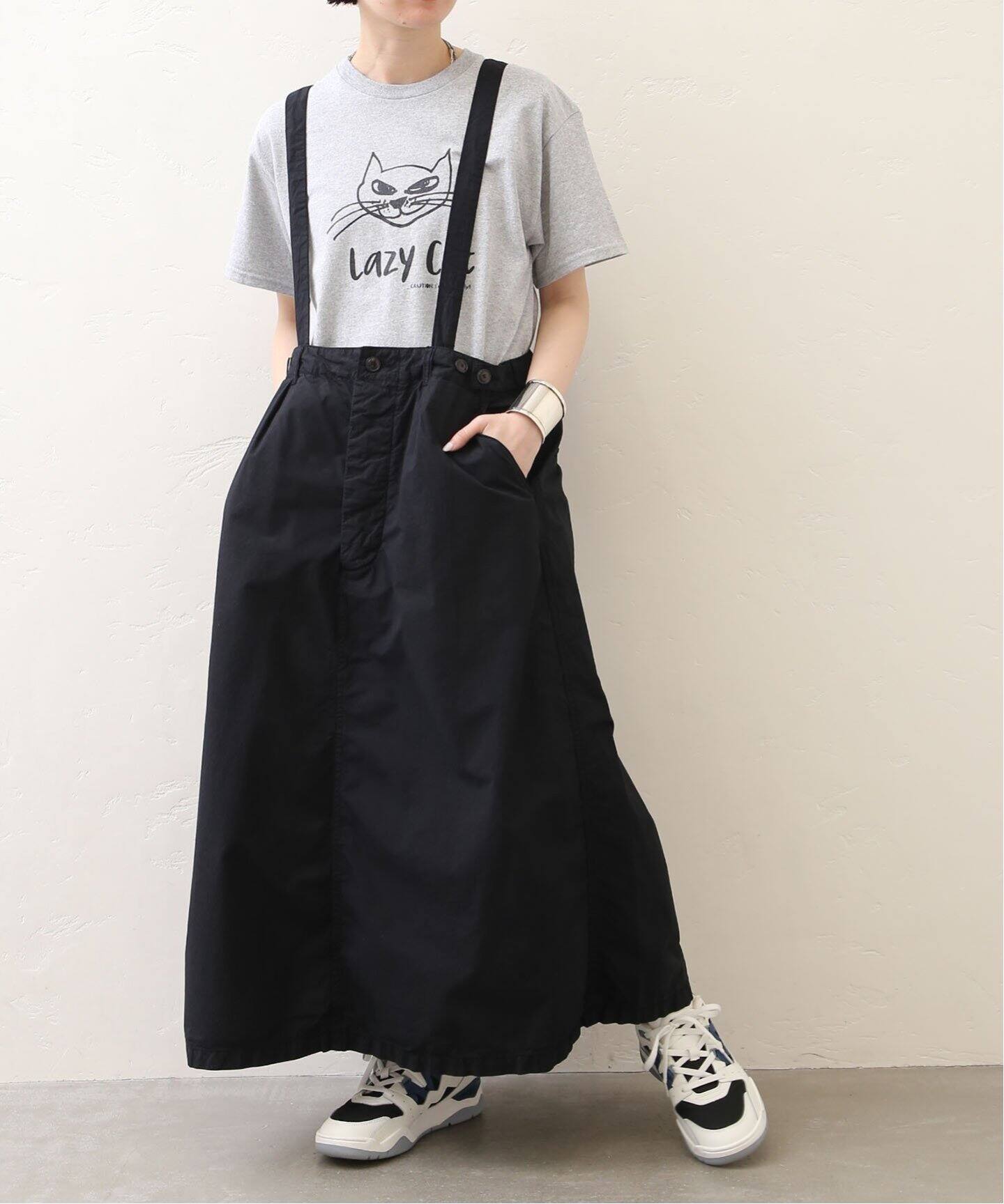 ジャーナルスタンダードラックス ARMEN サスペンダー付きスカート ARMEN】POPLIN SKIRT WITH SUSPENDERS(その他スカート