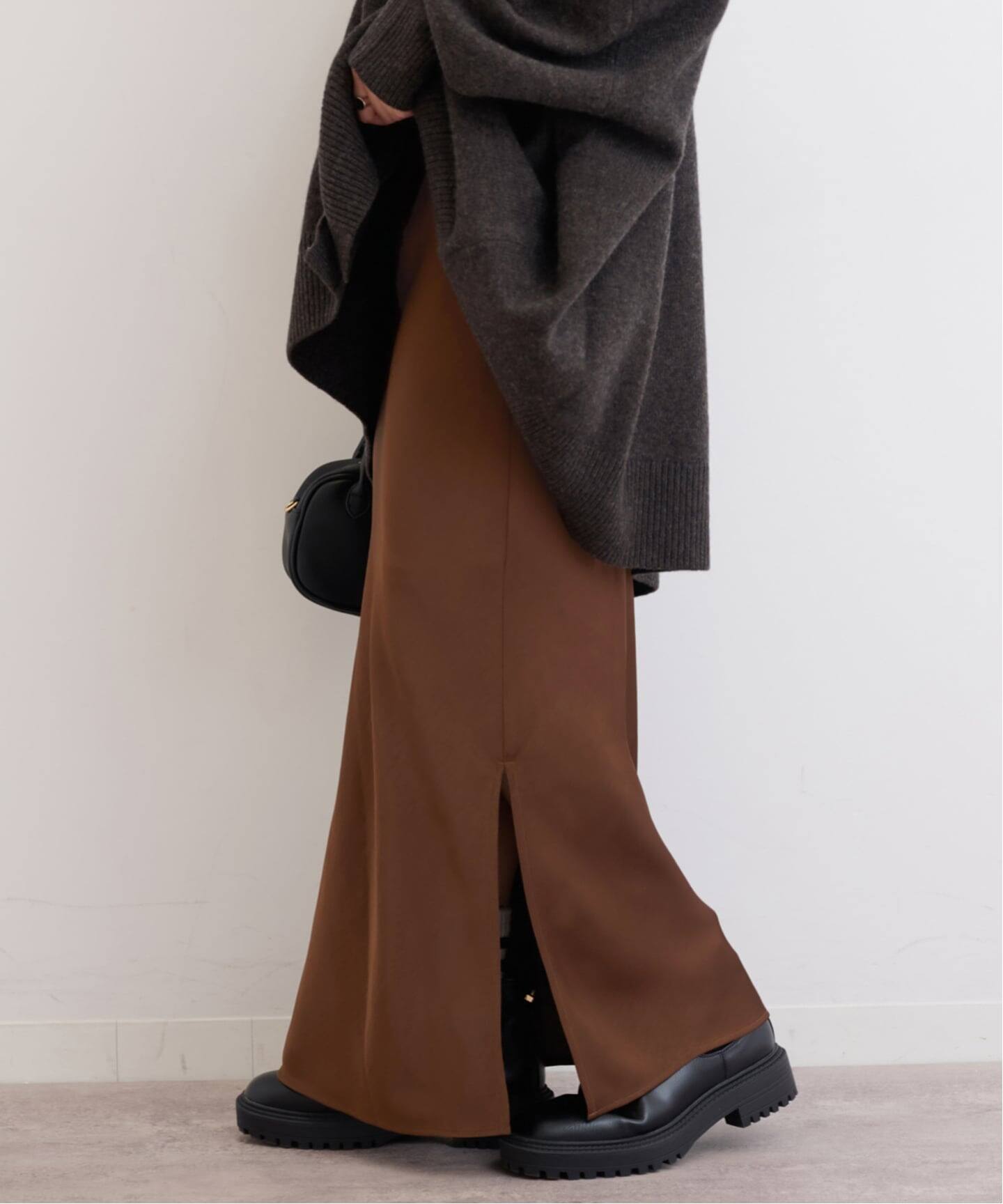 サテンナロースカート（ロング・マキシ丈スカート）｜JOURNAL STANDARD