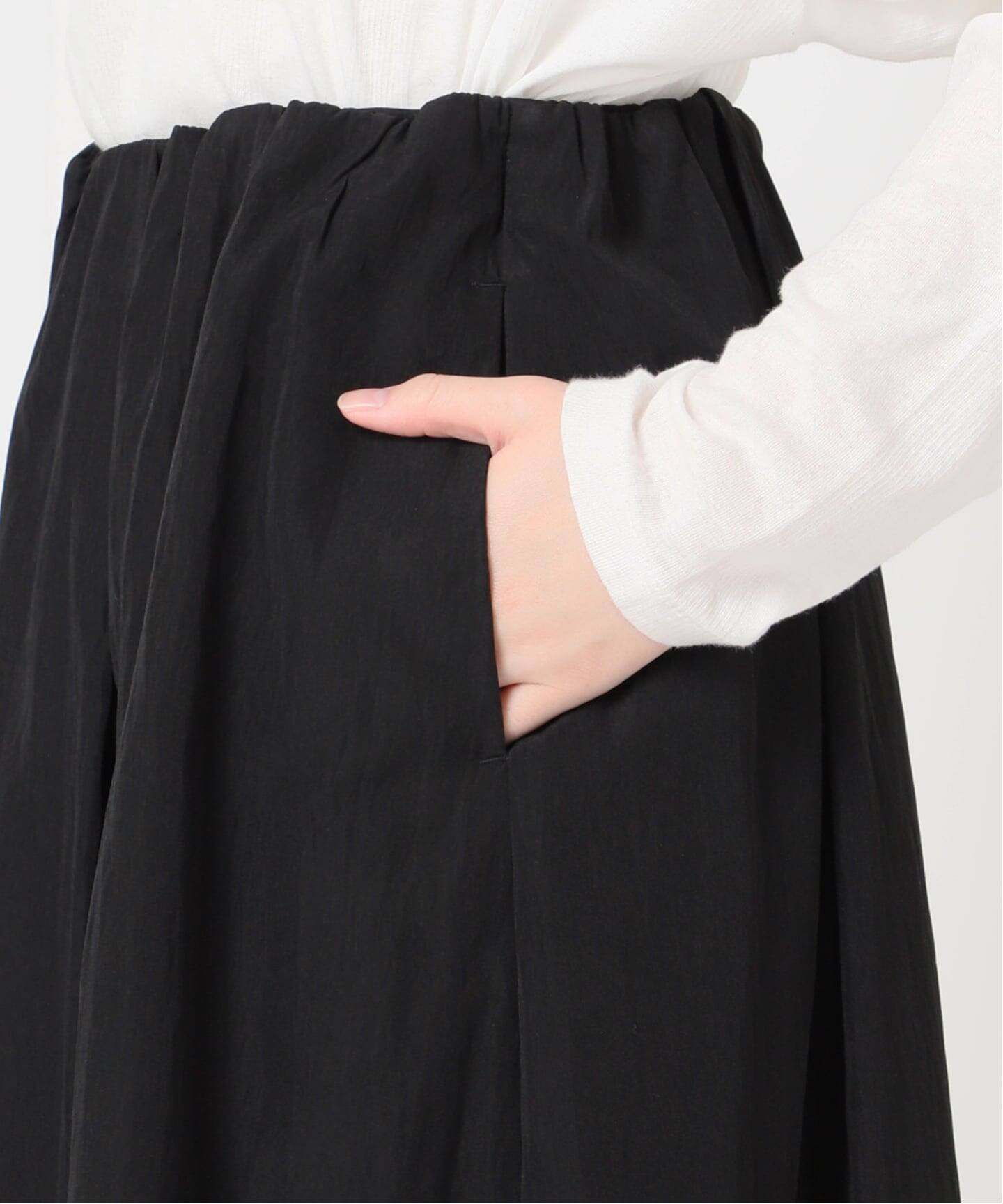 ギャザータックフレアスカート（ロング・マキシ丈スカート）｜JOURNAL