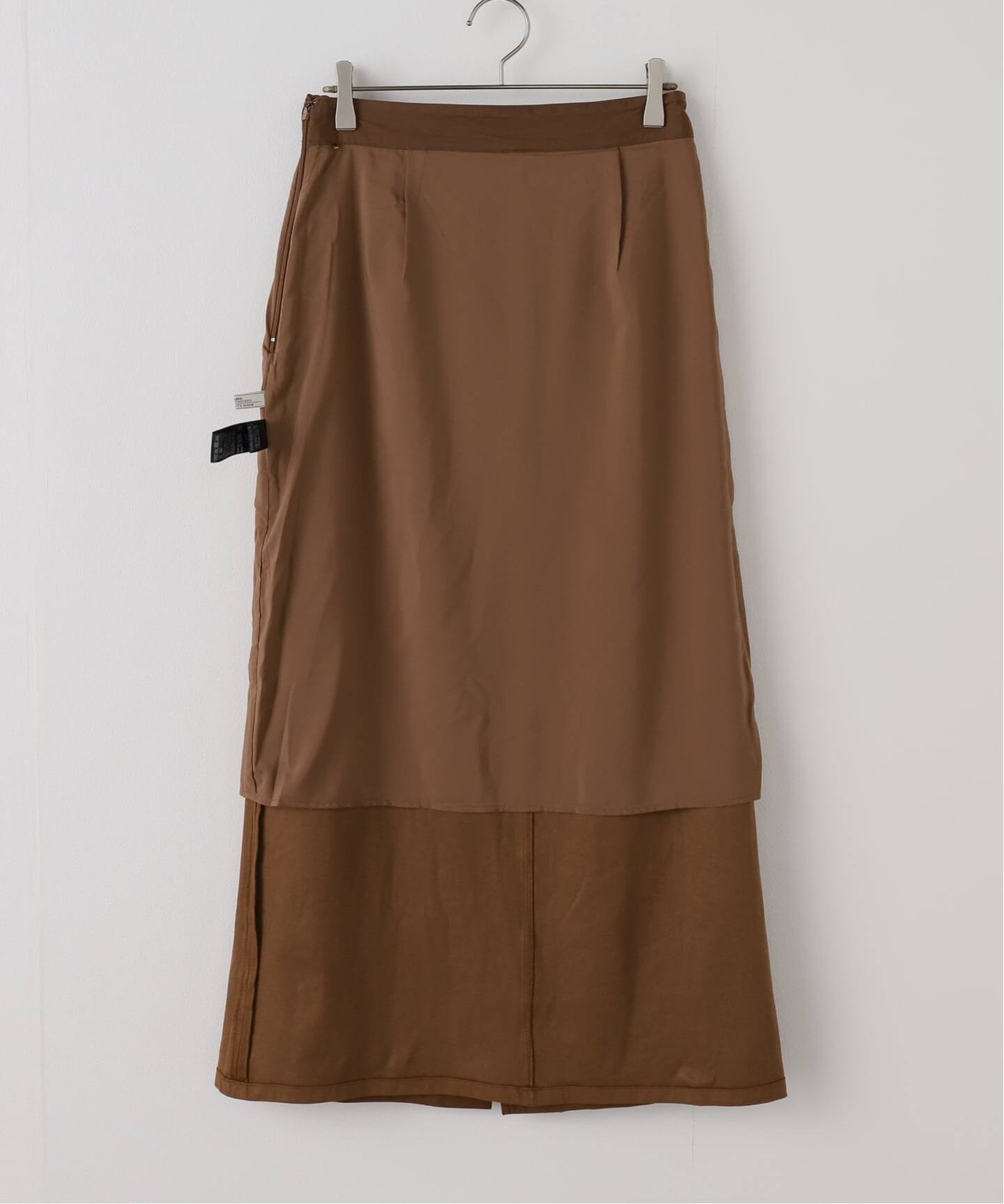 スエードライク Iラインスカート（ロング・マキシ丈スカート