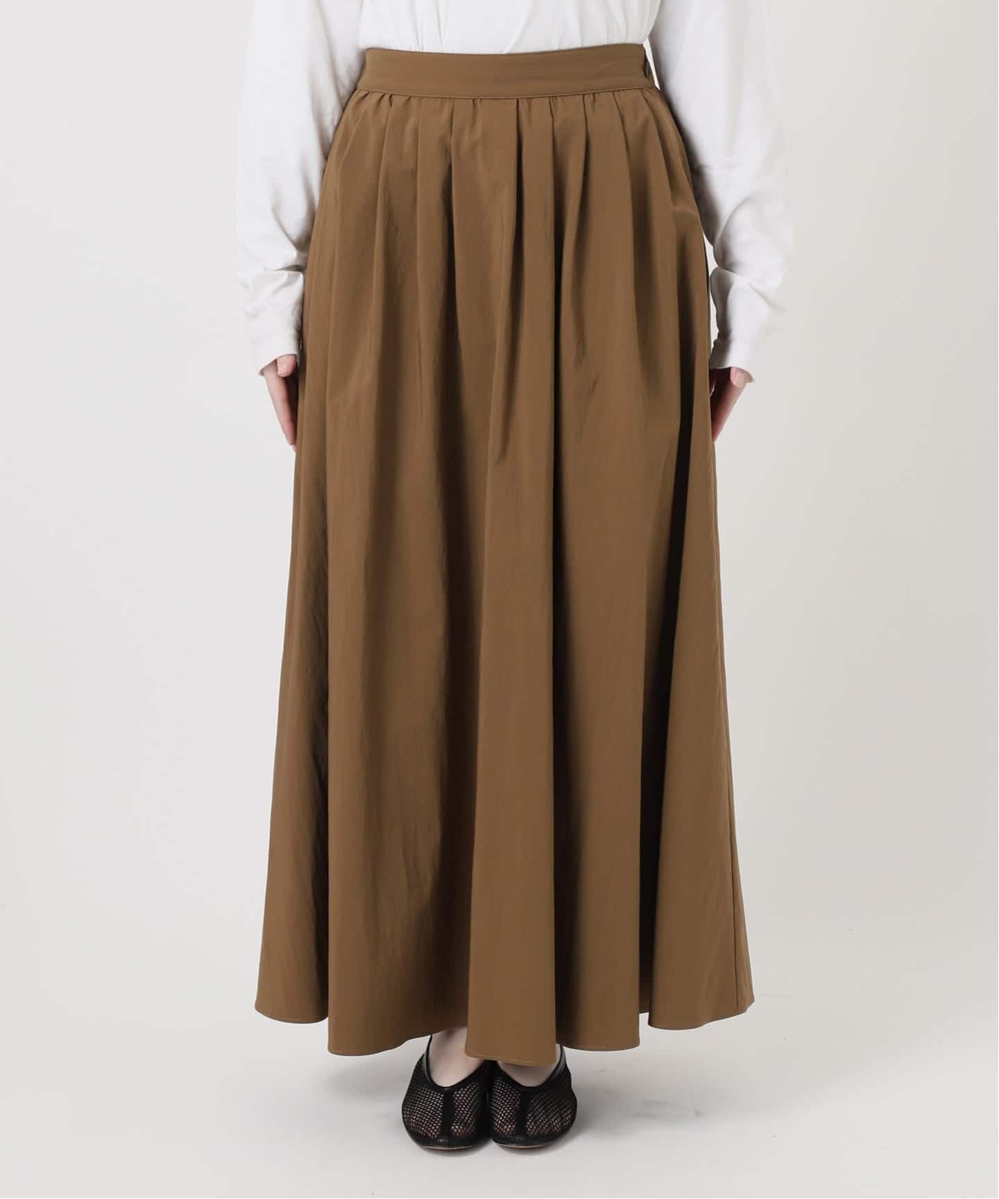 【新品】25SS CLANE ボリュームフレアスカート ベージュ サイズ2 クラネ ボリュームフレアスカート | セレクトショップFLICKA