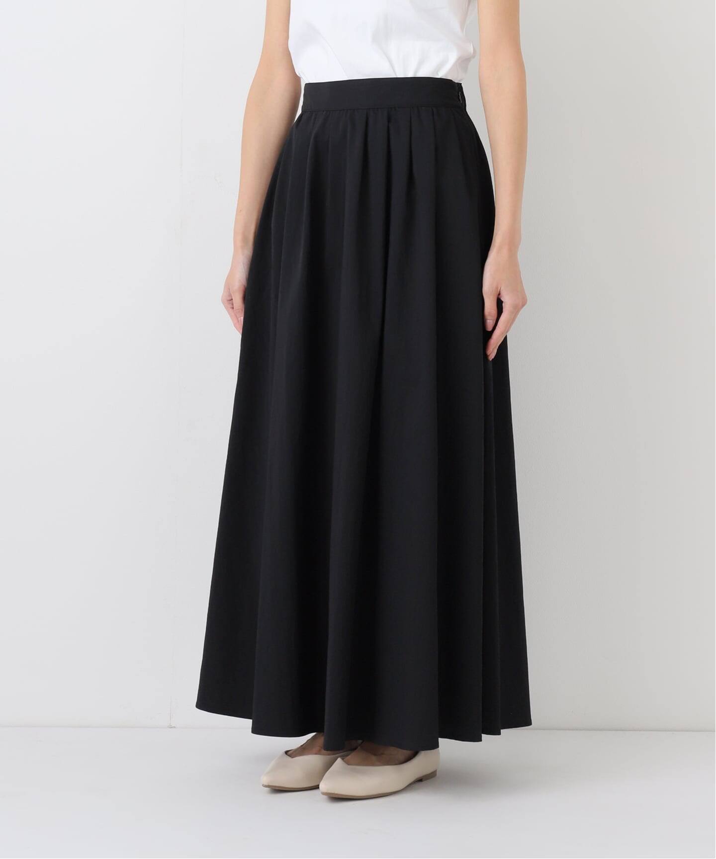 WEB限定追加2》ギャザーフレアスカート（ロング・マキシ丈スカート