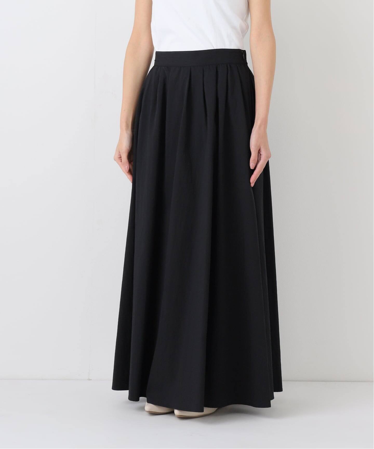 WEB限定追加2》ギャザーフレアスカート（ロング・マキシ丈スカート
