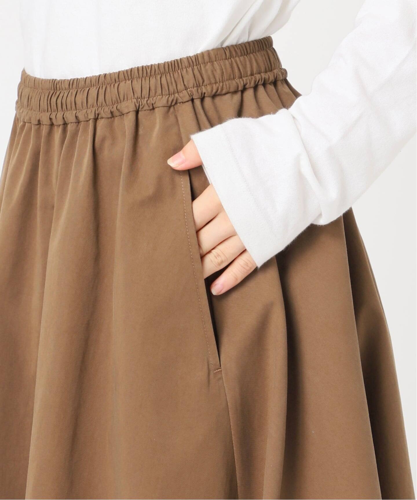 チノギャザーロングスカート（ロング・マキシ丈スカート）｜JOURNAL