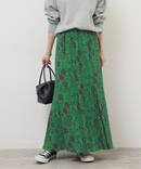 《WEB限定追加2》レトロフラワープリントマーメイドスカート