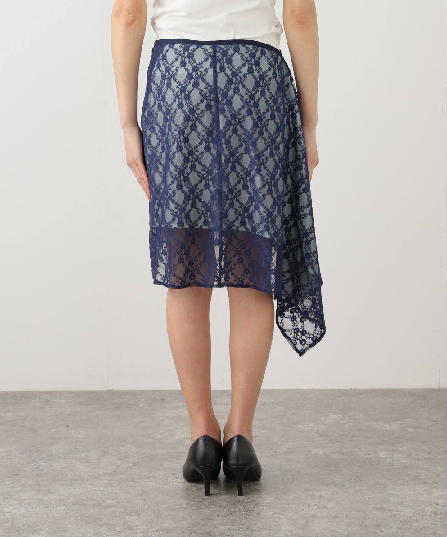 Anggae/アンゲ】LAYERED LACE SKIRT：スカート（その他スカート