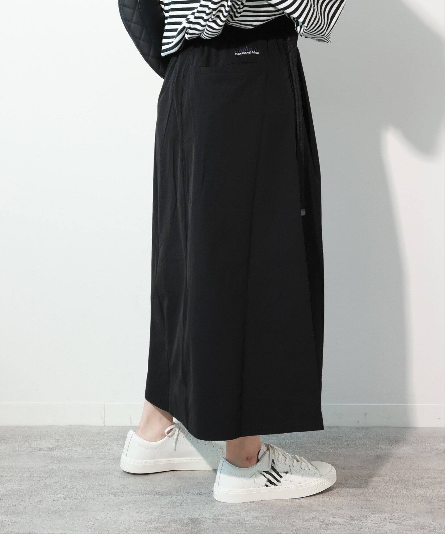 新品　THOUSAND MILE サウザンドマイル　バルーン　スカート　ブラック THOUSAND MILE スカート 「THOUSAND MILE」BALLOON SKIRT