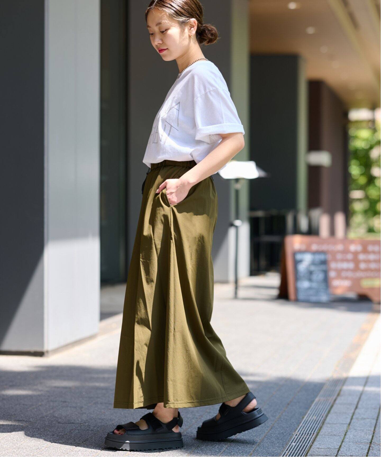 追加2》【THOUSAND MILE/サウザンドマイル】WAVE ADJUST SKIRT（ロング
